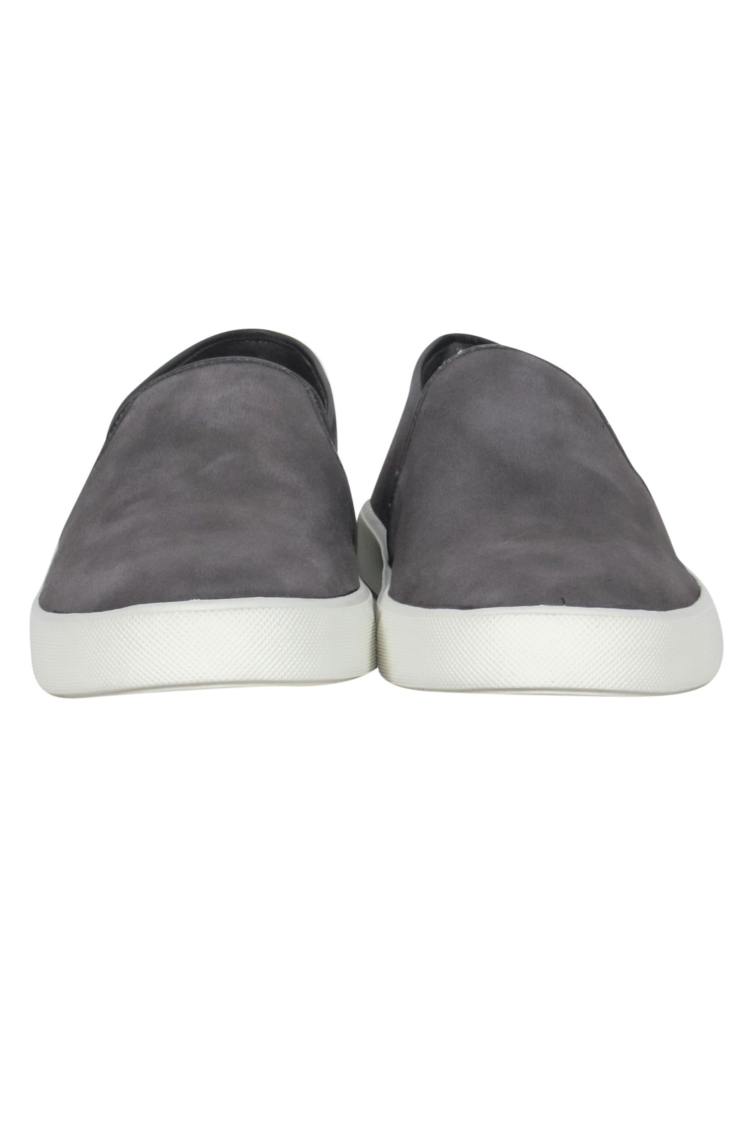 Vince Grey Suede Preston Slip-On Sneakers: Style for Your Weekend Adventures, Size 5