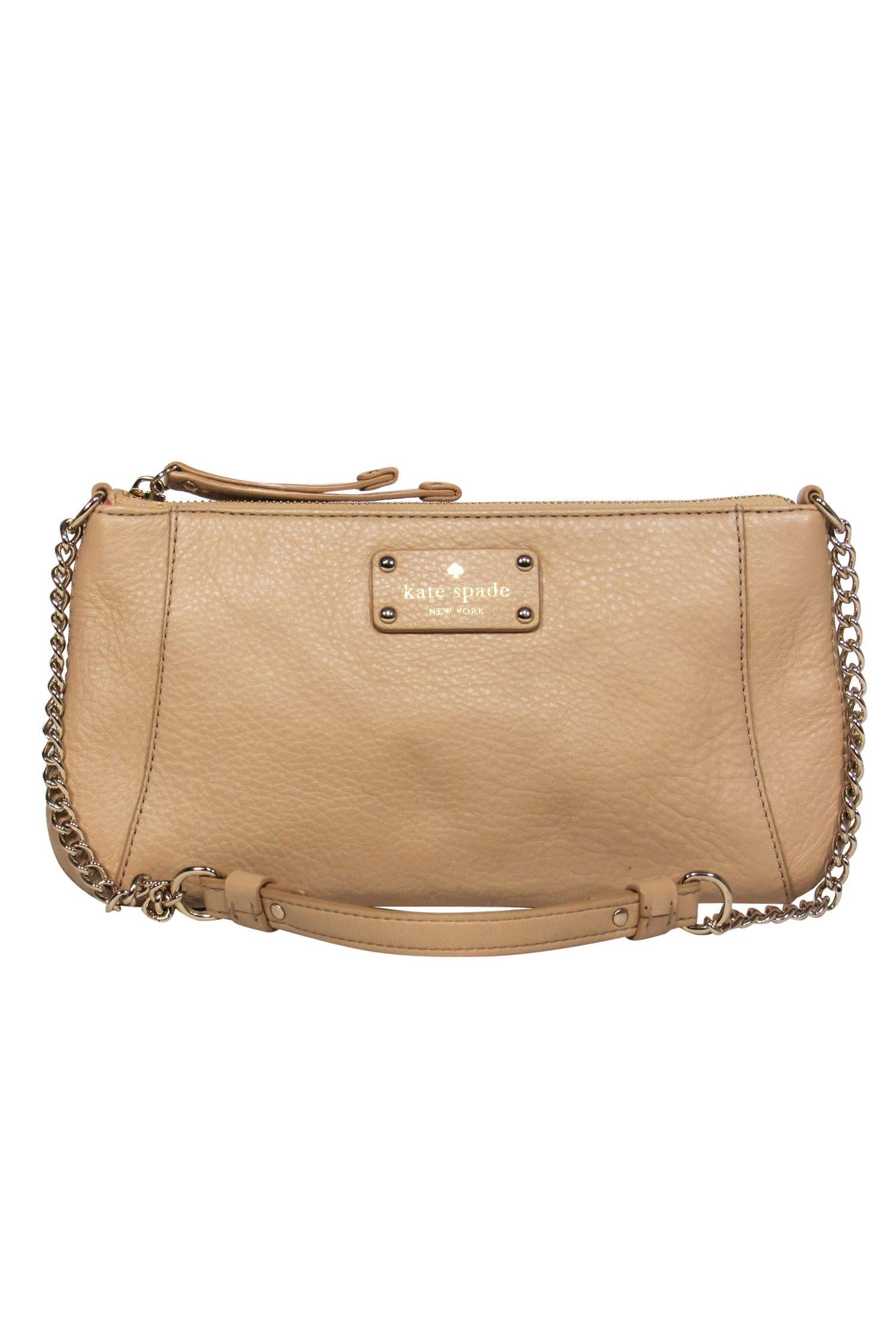 Kate Spade Tan Pebbled Leather Baguette Bag - A Timeless Urban Essential