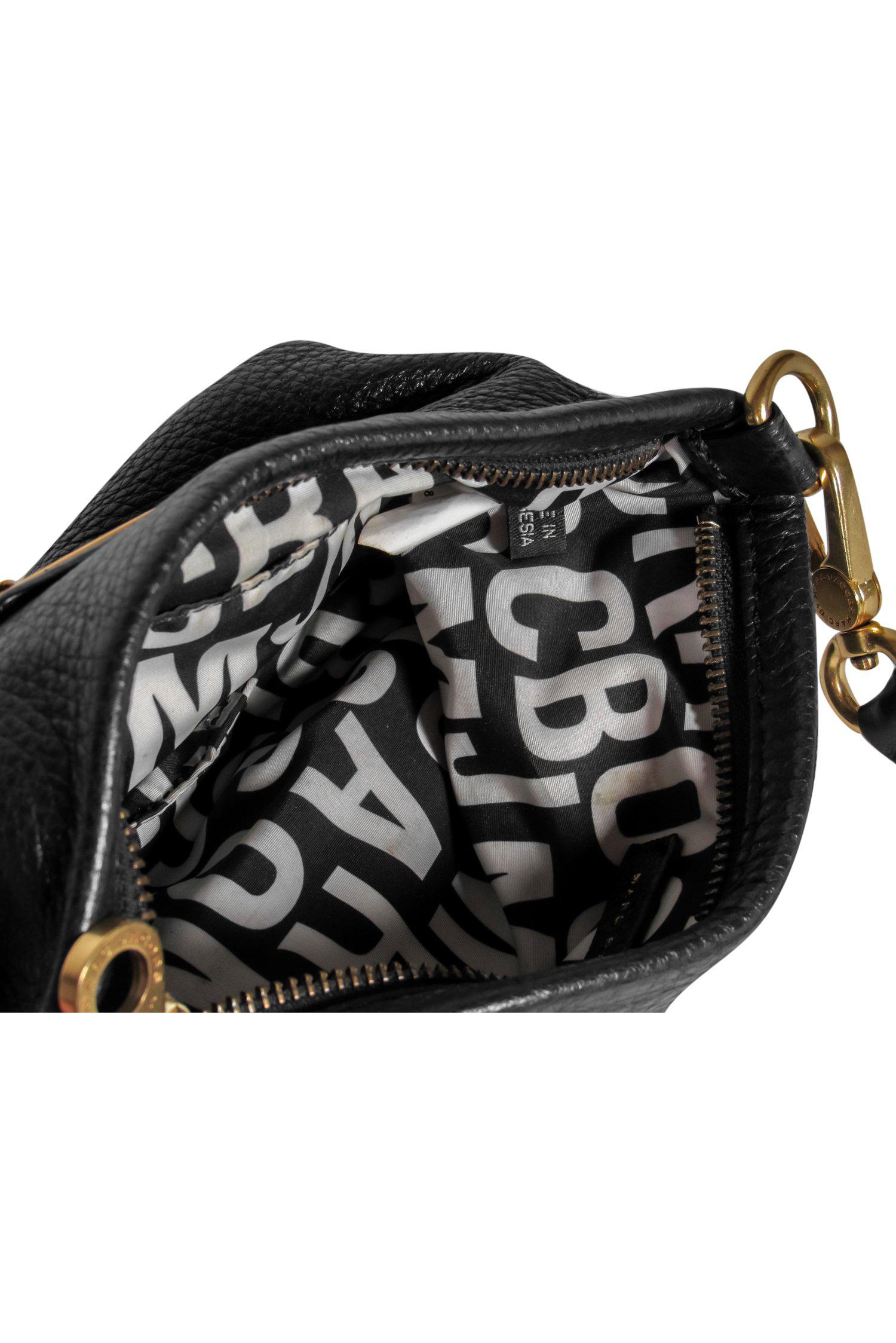Marc by Marc Jacobs - Chic Black Pebbled Leather Mini Crossbody