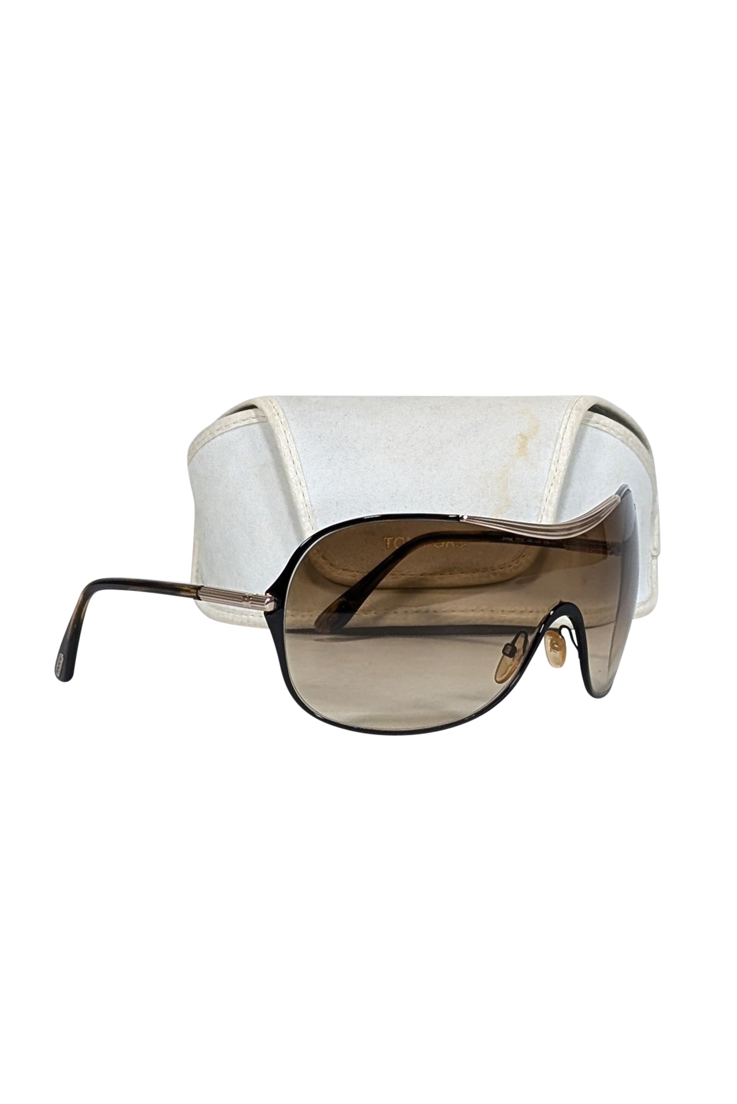 Tom Ford's Stunning Brown Ombre Oversized Sunglasses