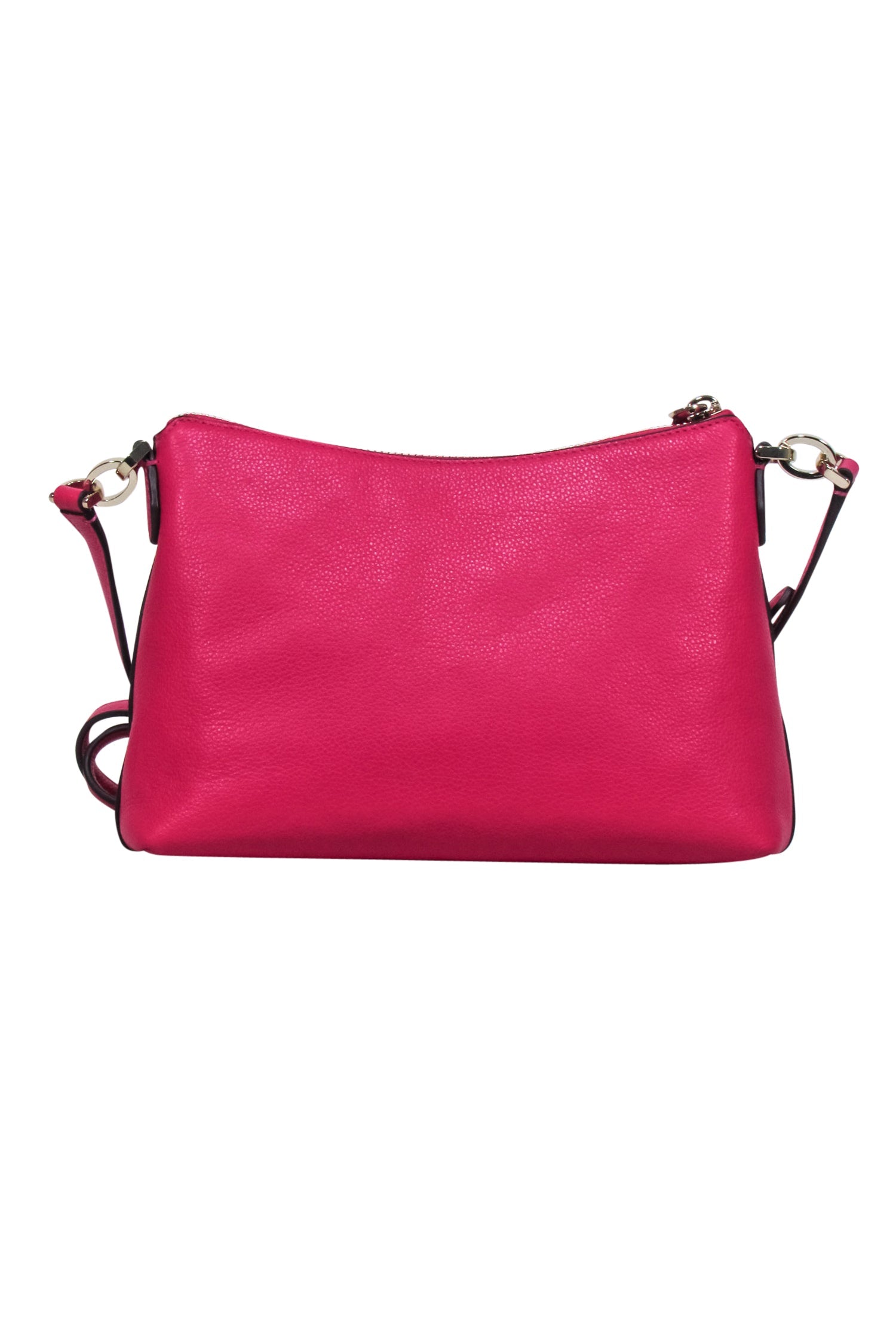 Kate Spade Fuchsia Pebbled Leather Crossbody Bag - A Fashionista's Dream!