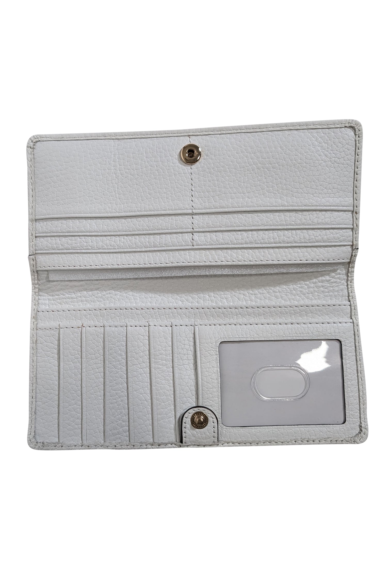 Dooney & Bourke - Stunning White Pebble Grain Slim Leather Wallet
