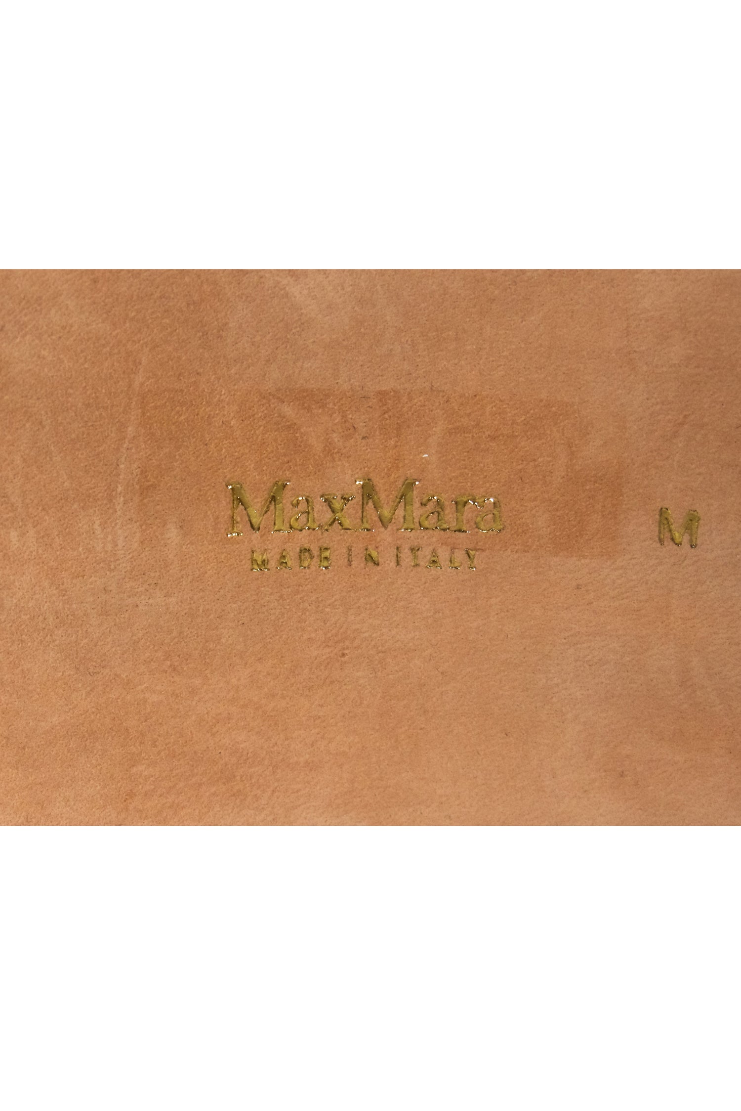 Max Mara Taupe Leather Wide Buckle: A Fashion Statement Belt