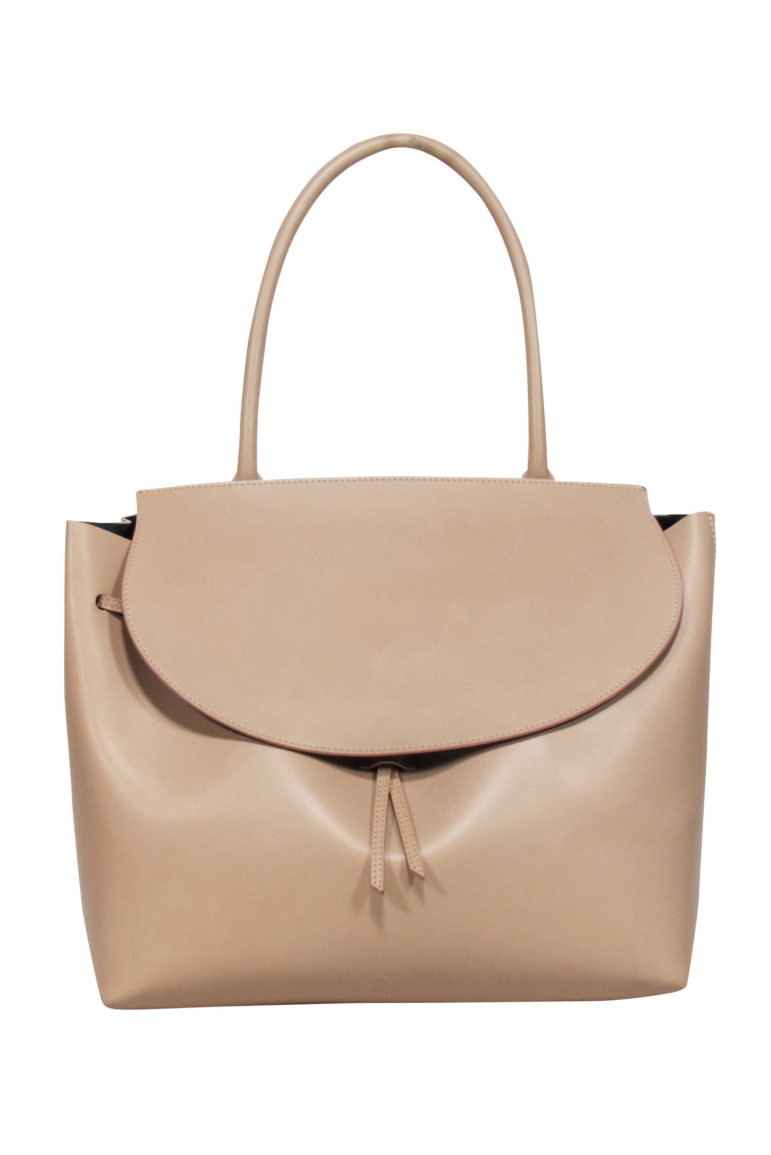 Armadio Augusta Beige Leather Satchel - The Perfect Work Companion