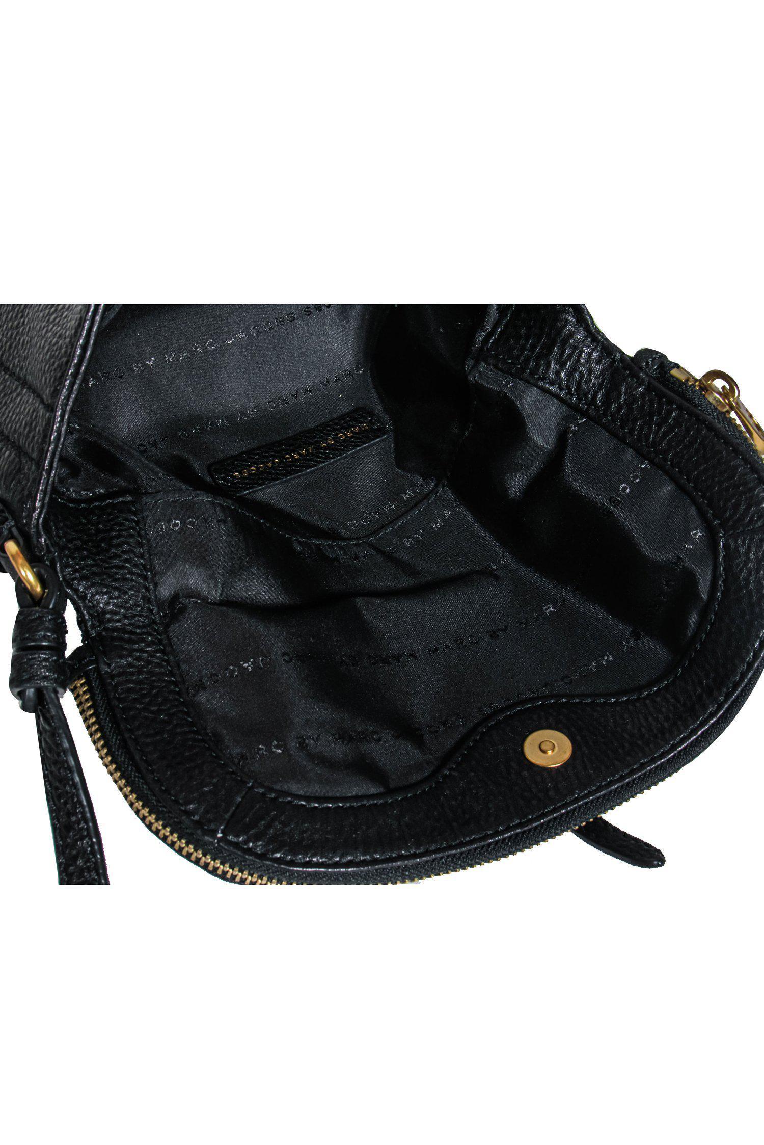 Marc by Marc Jacobs - Stunning Black Pebbled Leather Crossbody with Bird Clasp