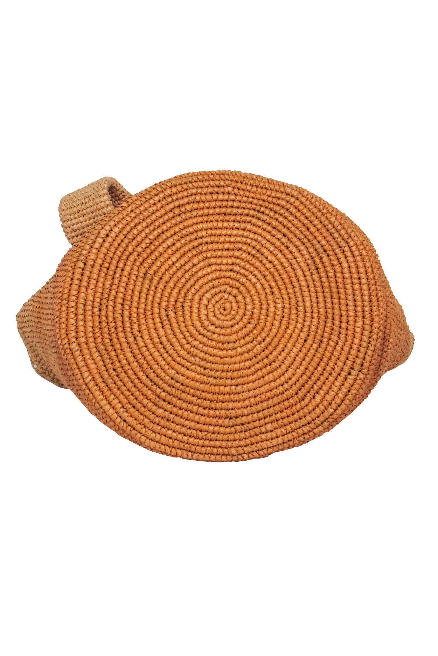 Sensi Studio Enchanting Tan Handwoven Straw Bag
