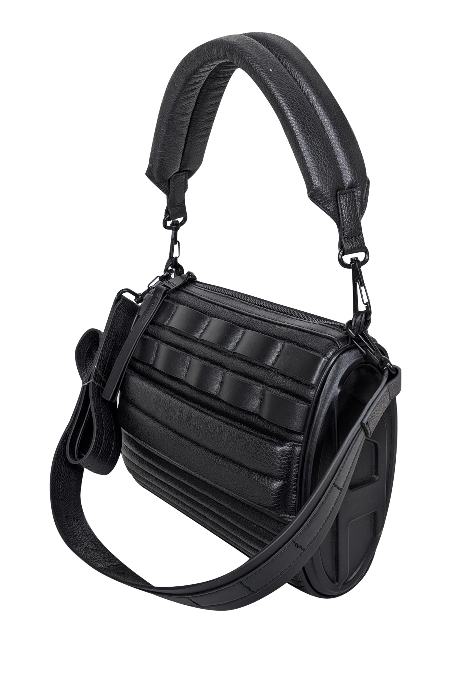Diesel Black Leather Puffy Shoulder Bag - The 'Odd' Must-Have