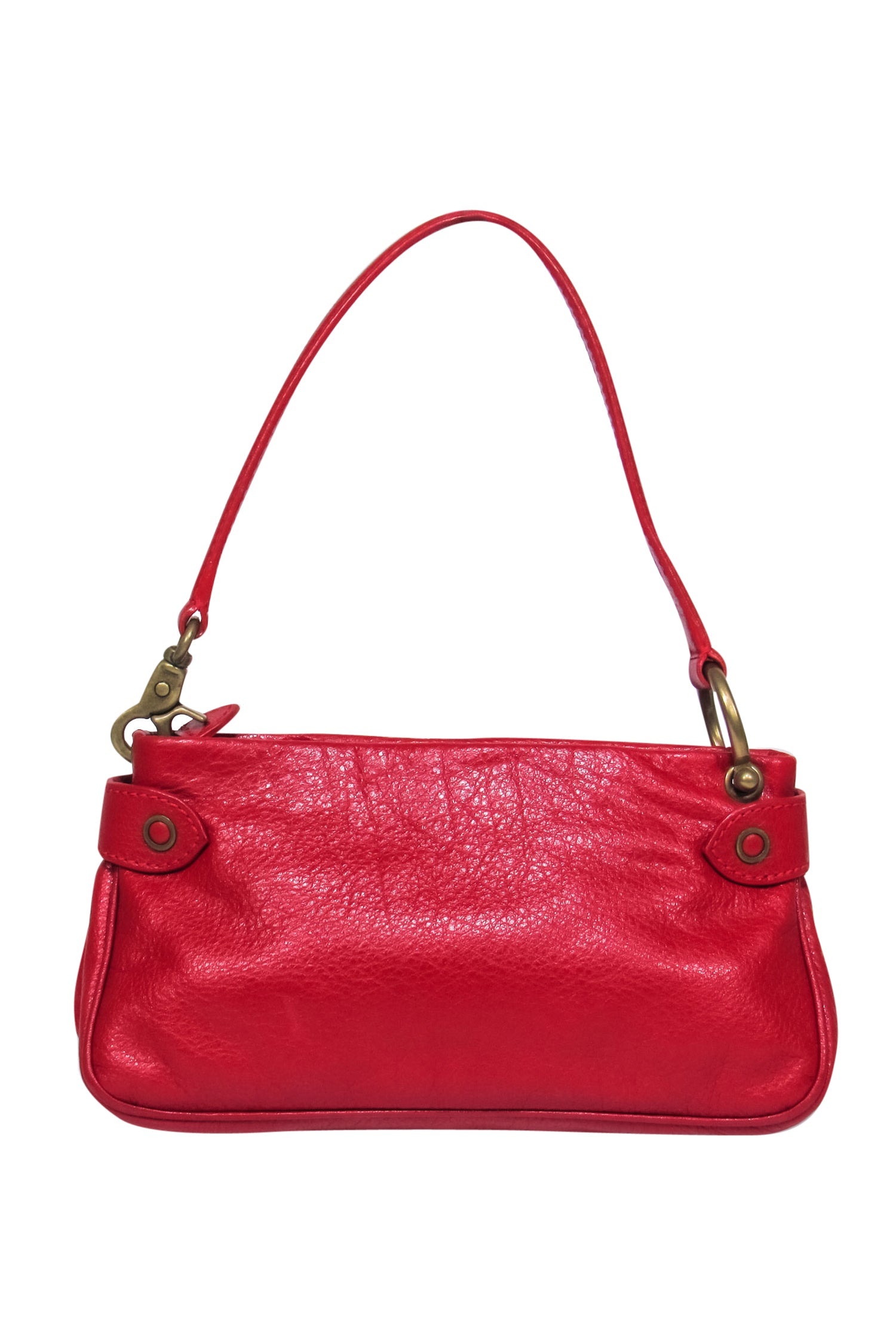 Marc Jacobs Vintage Red Pebbled Leather Lola Pochette: A Fashion Icon!