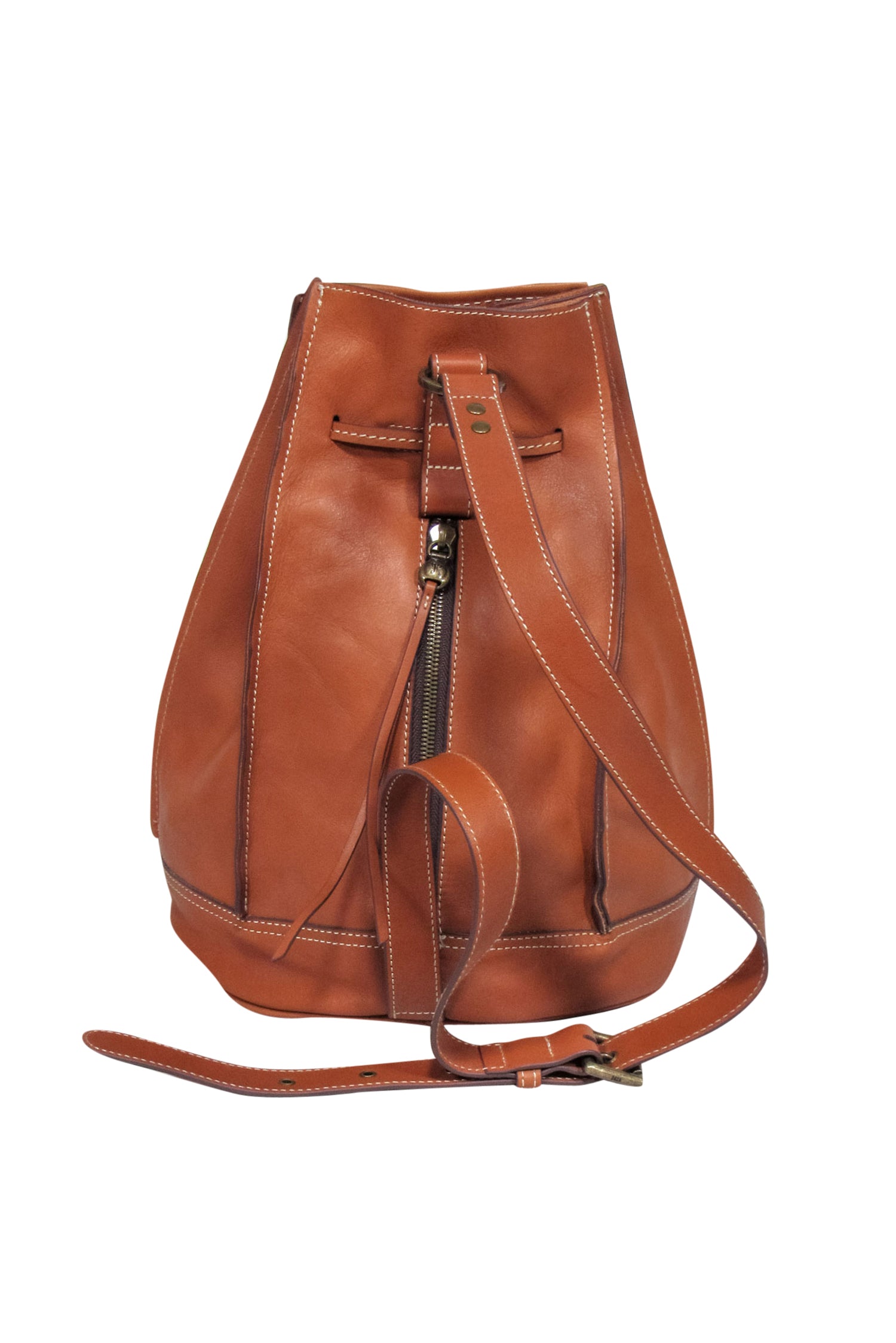 HOBO - Stunning Tan Leather Bucket Bag