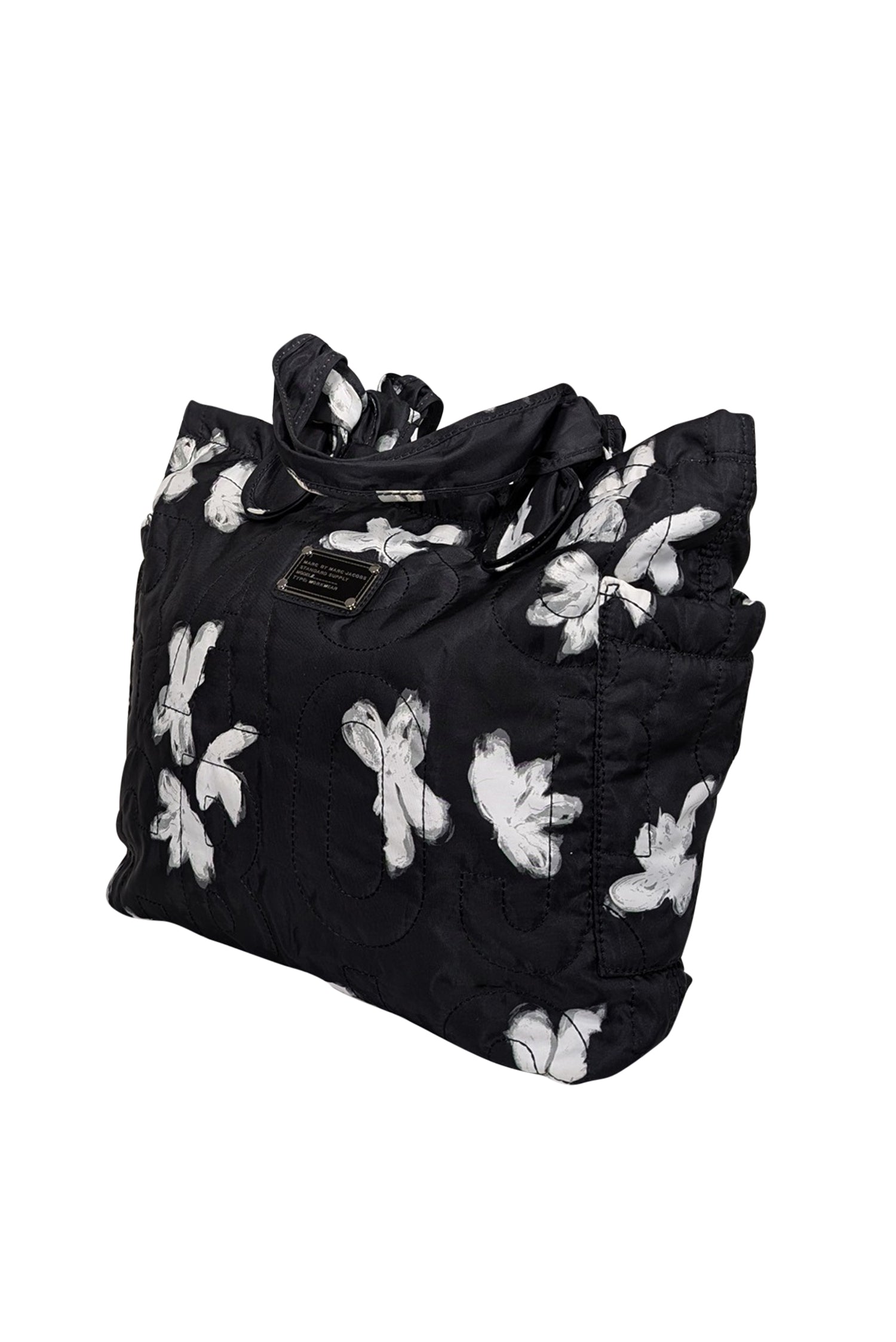 Marc by Marc Jacobs - Stunning Black & White Floral Quilted Shoulder Bag