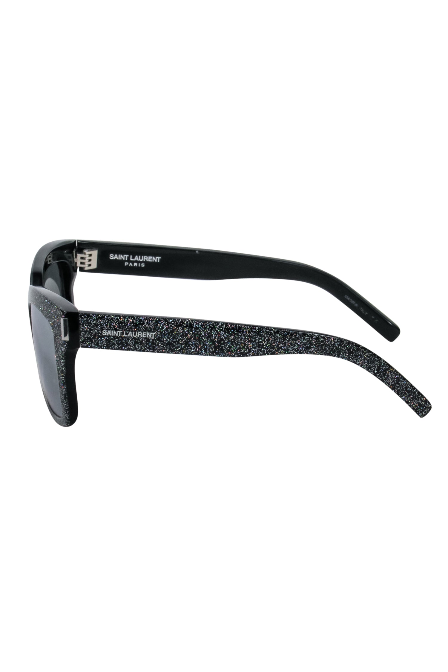 Yves Saint Laurent Glitter Square Mirrored Sunglasses - Unleash Your Glam!