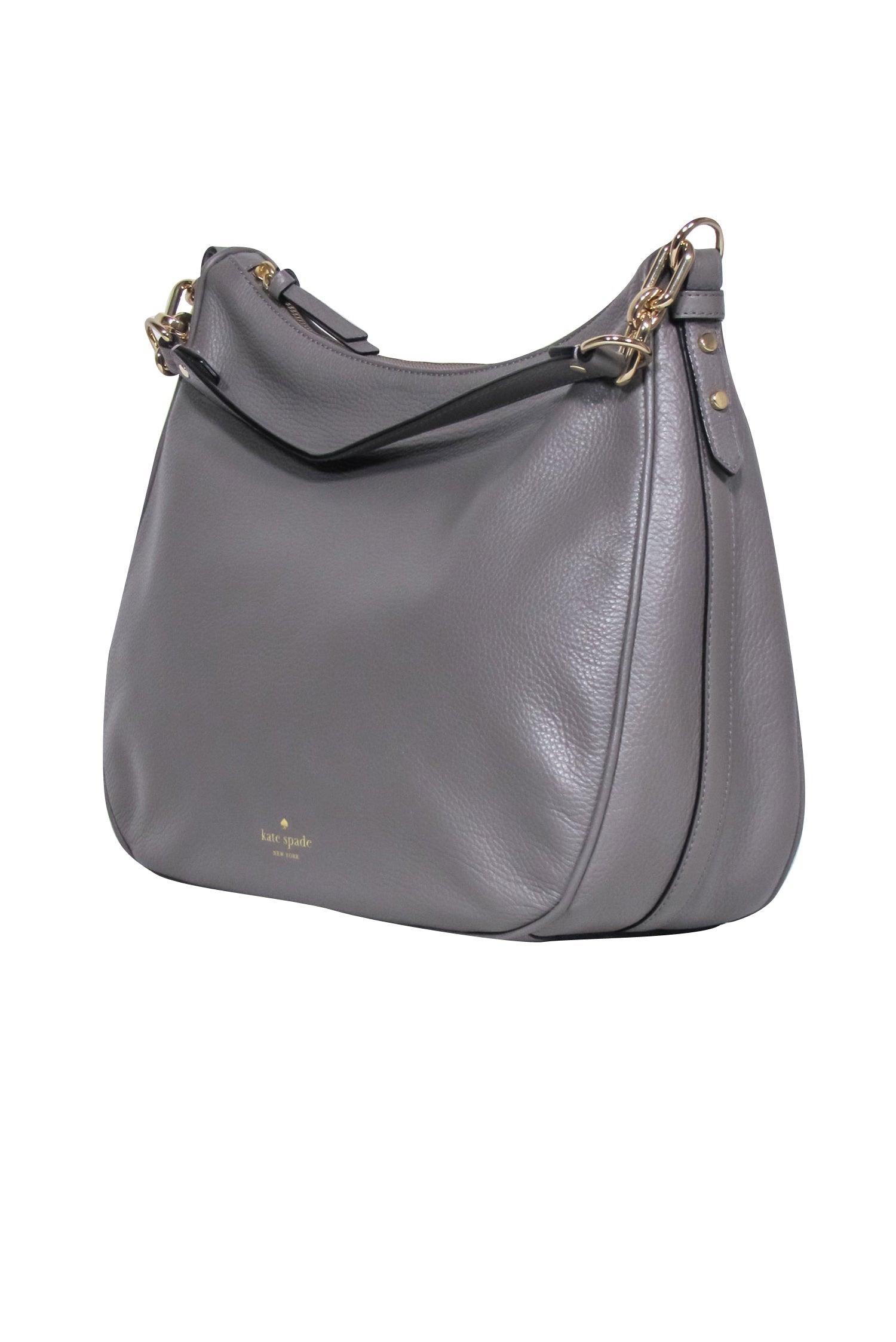 Kate Spade Grey Pebbled Leather: The Ultimate Stylish Shoulder Bag