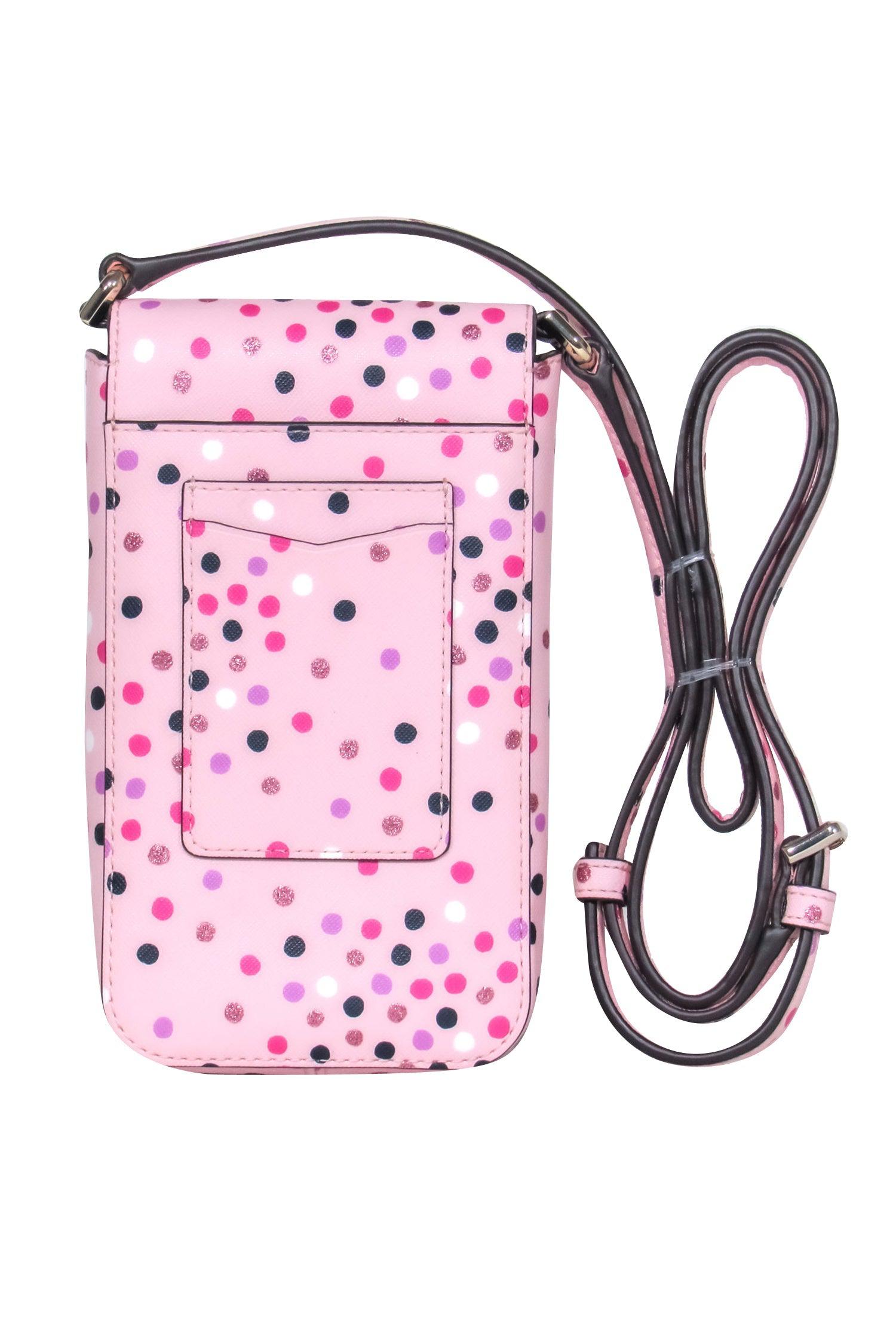 Kate Spade Light Pink Polka Dot Mini Crossbody - A Must - Have Girly Purse