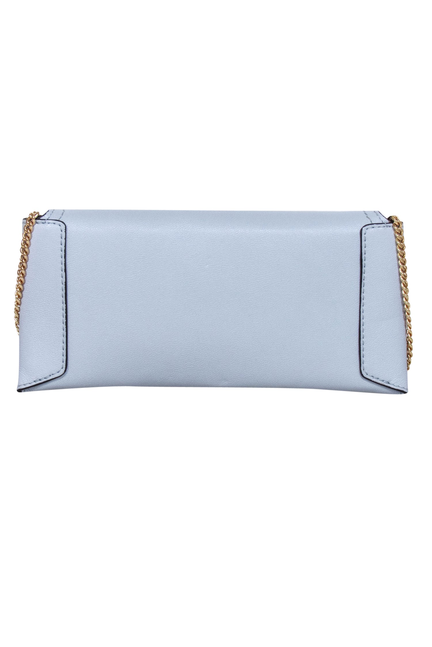See by Chloe - Stunning Sky Blue Leather Fold-Over Crossbody Bag