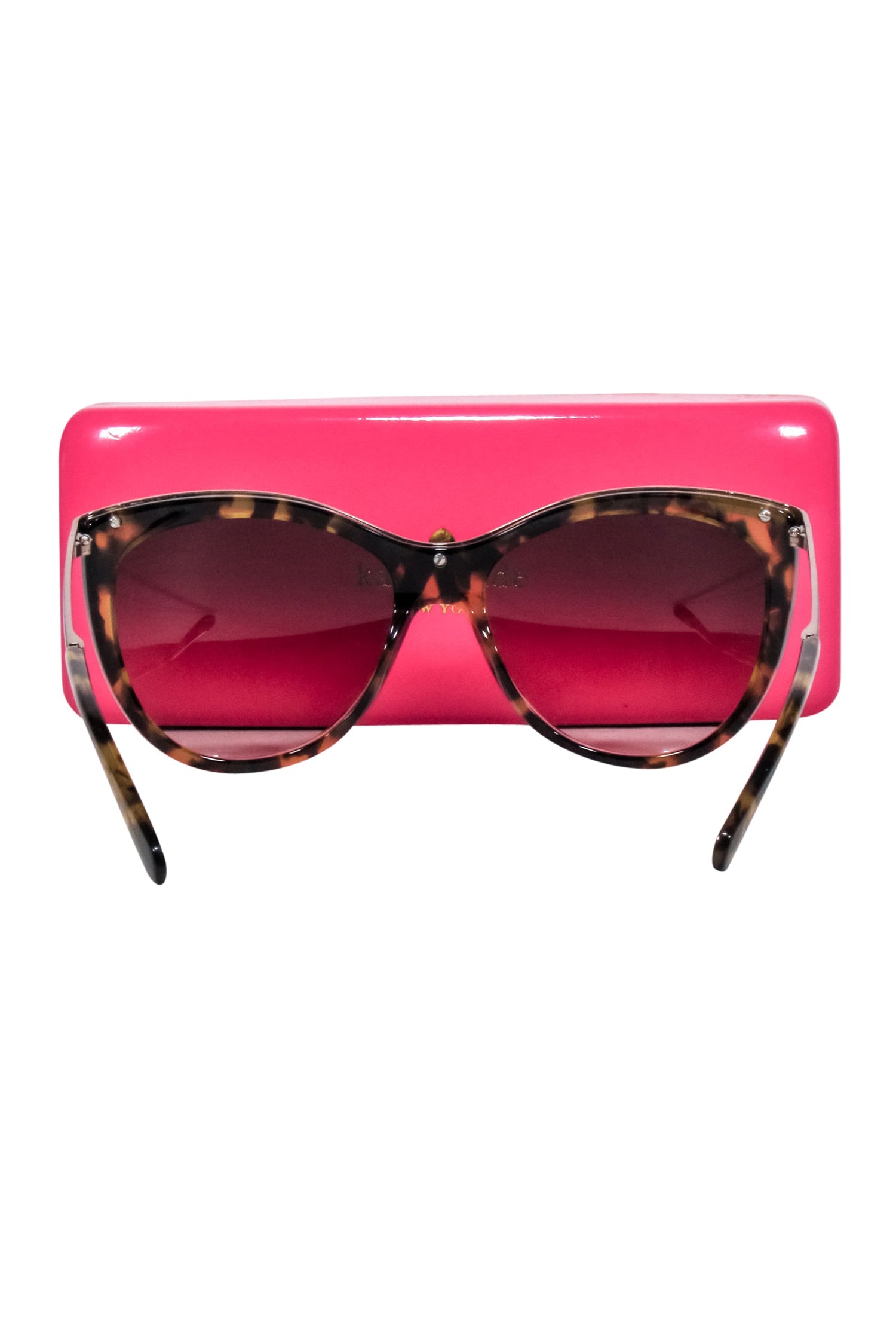 Kate Spade Stylish Brown Tortoise Cat Eye Sunglasses