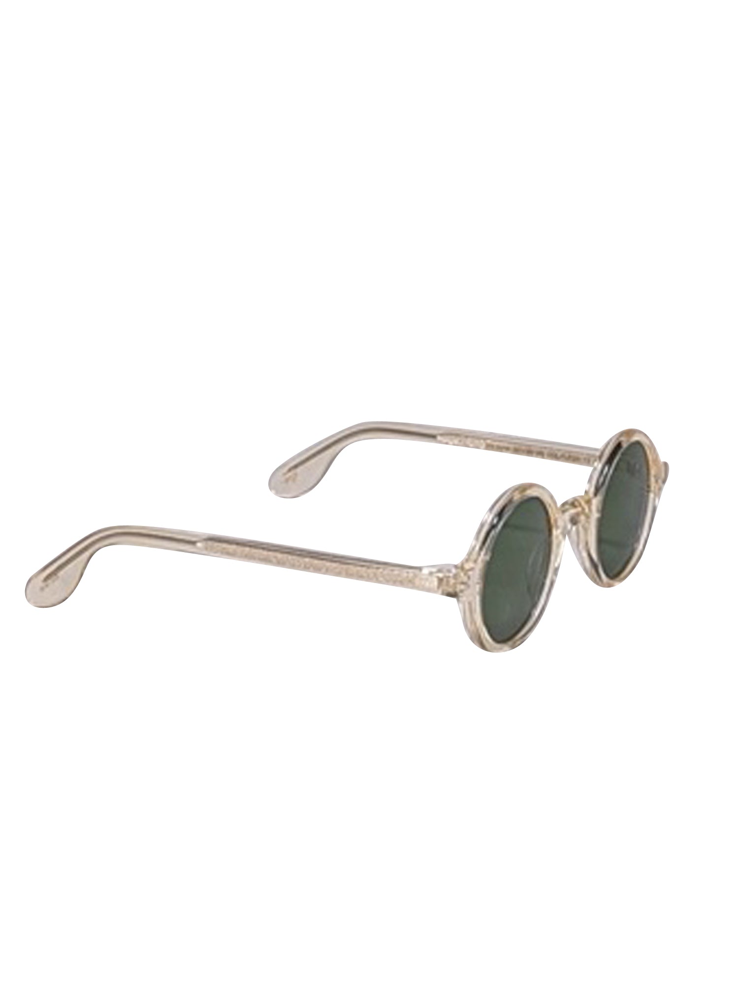 Moscot Zolman Light Yellow Transparent Round Sunglasses - Stand Out in Style!