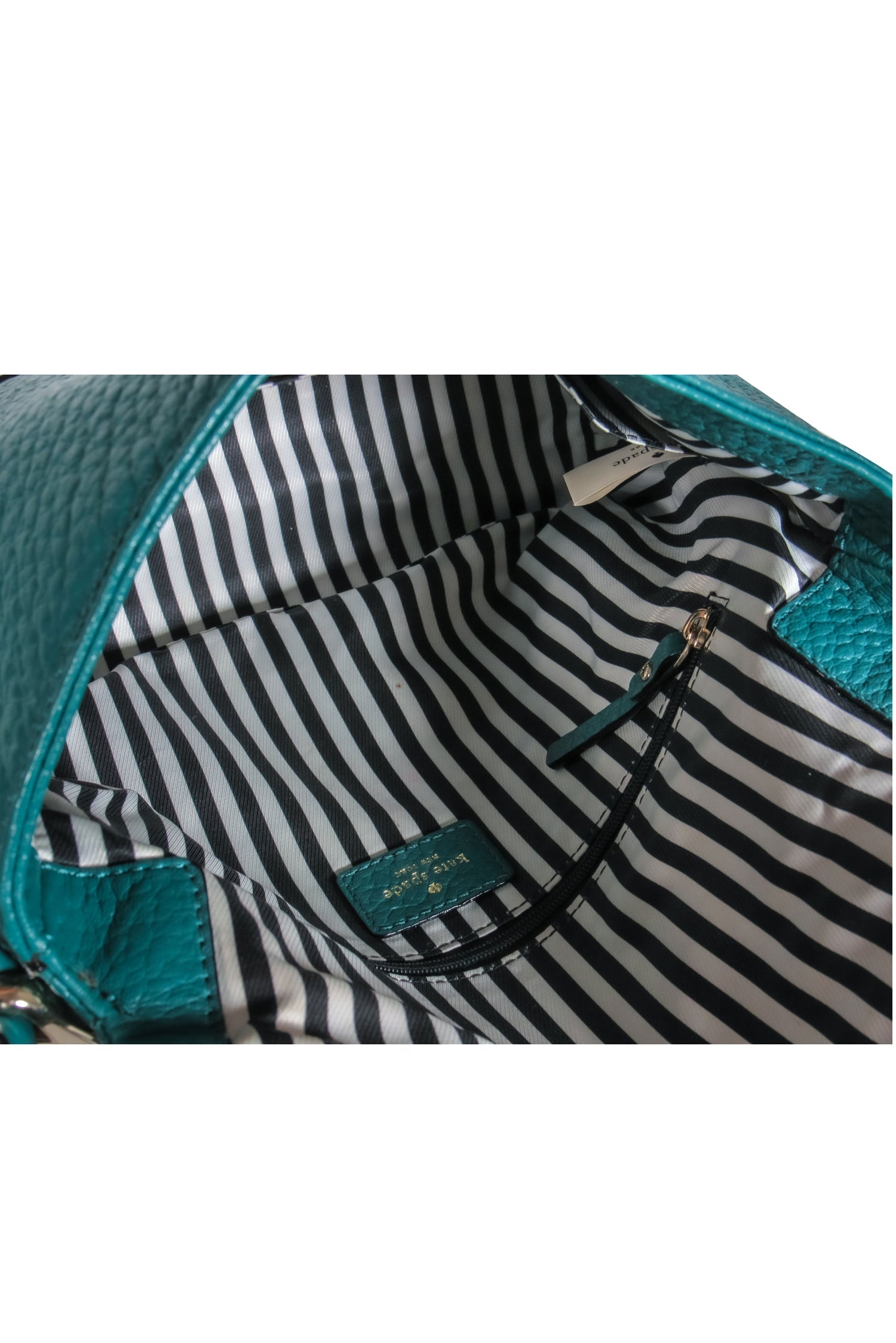 Kate Spade Emerald Green Pebbled Leather Tassel Convertible Handbag - A Glamorous Essential