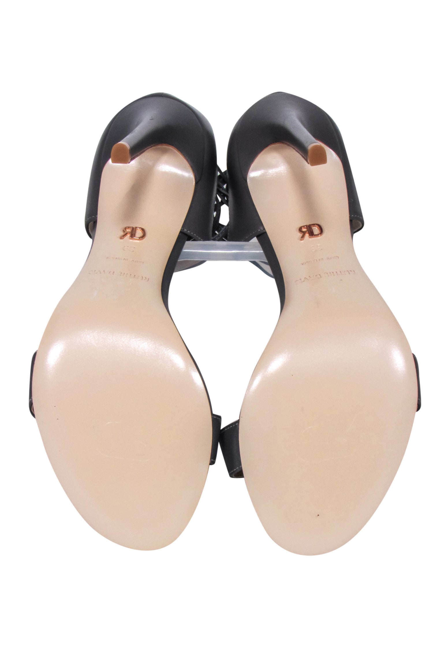 Ruthie Davis Grey Strappy Sandal Heels - Size 9: A Chic Weekend Essential