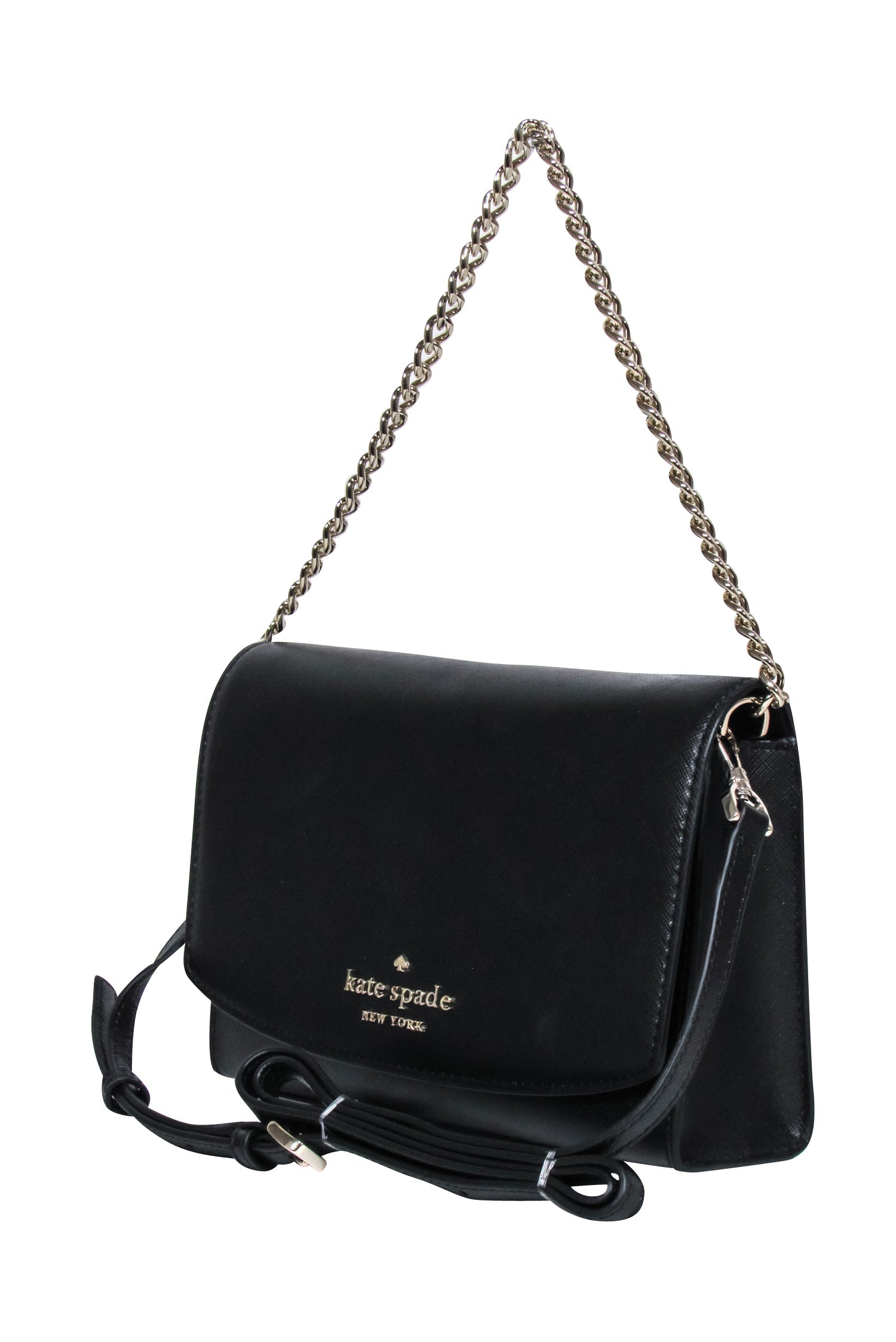 Kate Spade Black Saffiano Leather Carson Convertible Crossbody Bag - A Chic Essential