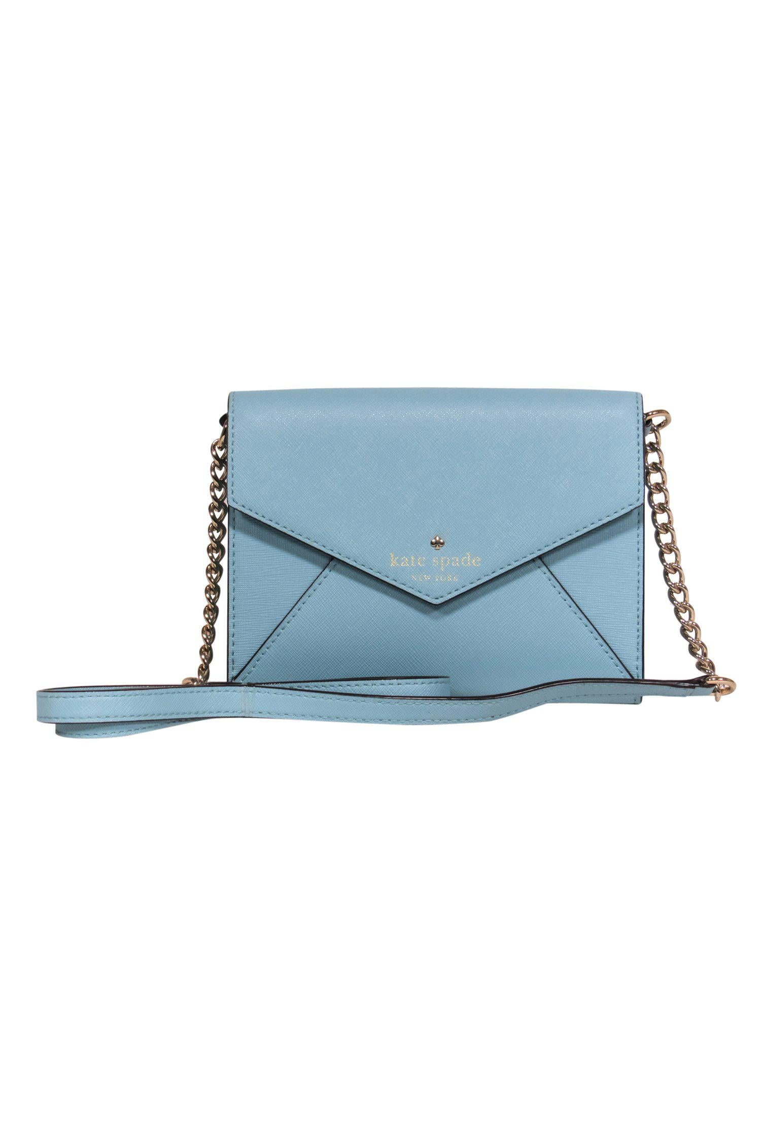 Kate Spade - Charming Small Light Blue Leather Crossbody