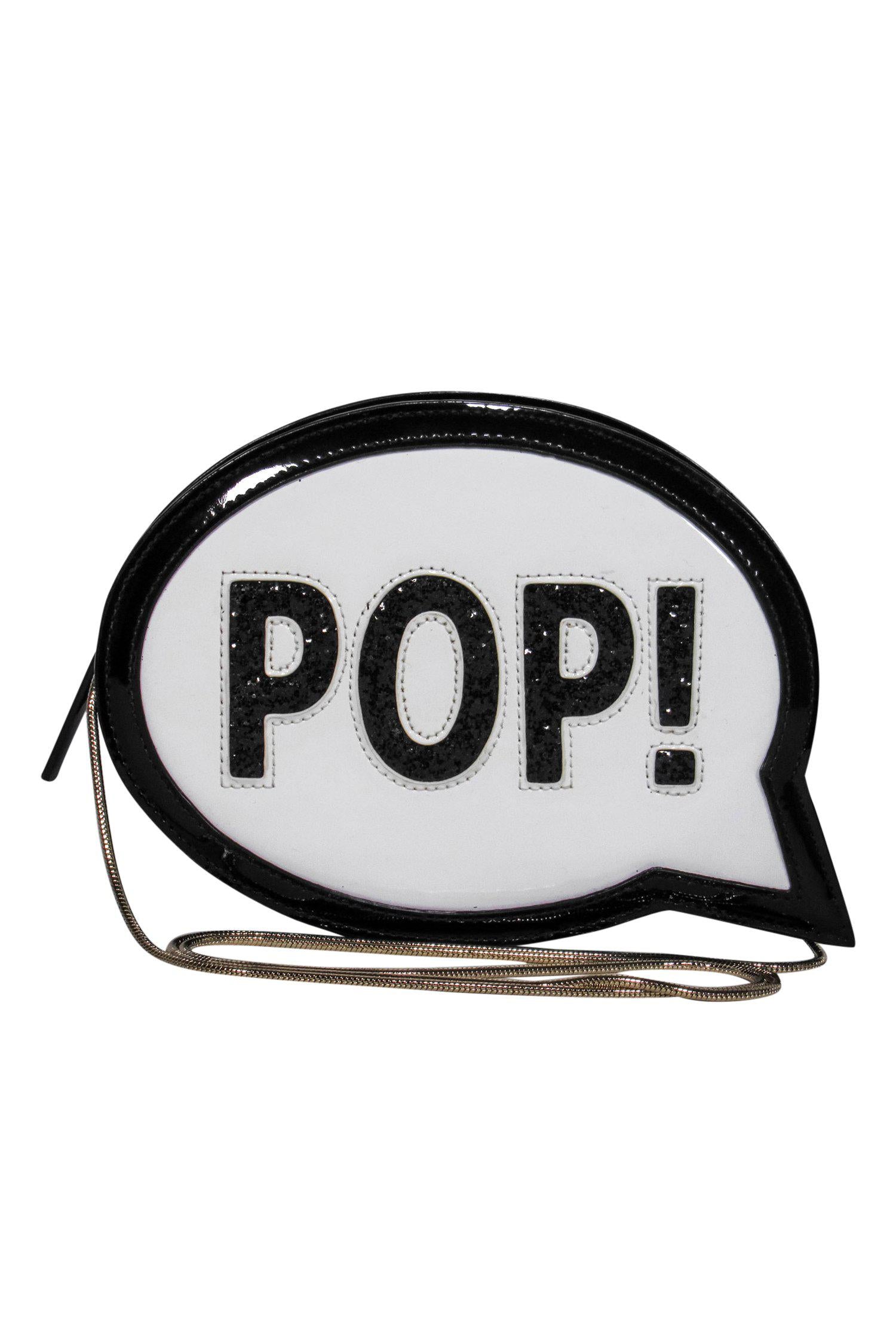 Kate Spade - Stunning Black & White Speech Bubble Pop! Crossbody