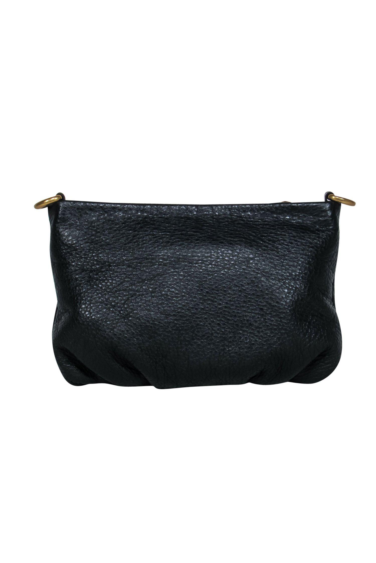 Marc by Marc Jacobs - Chic Black Pebbled Leather Mini Crossbody