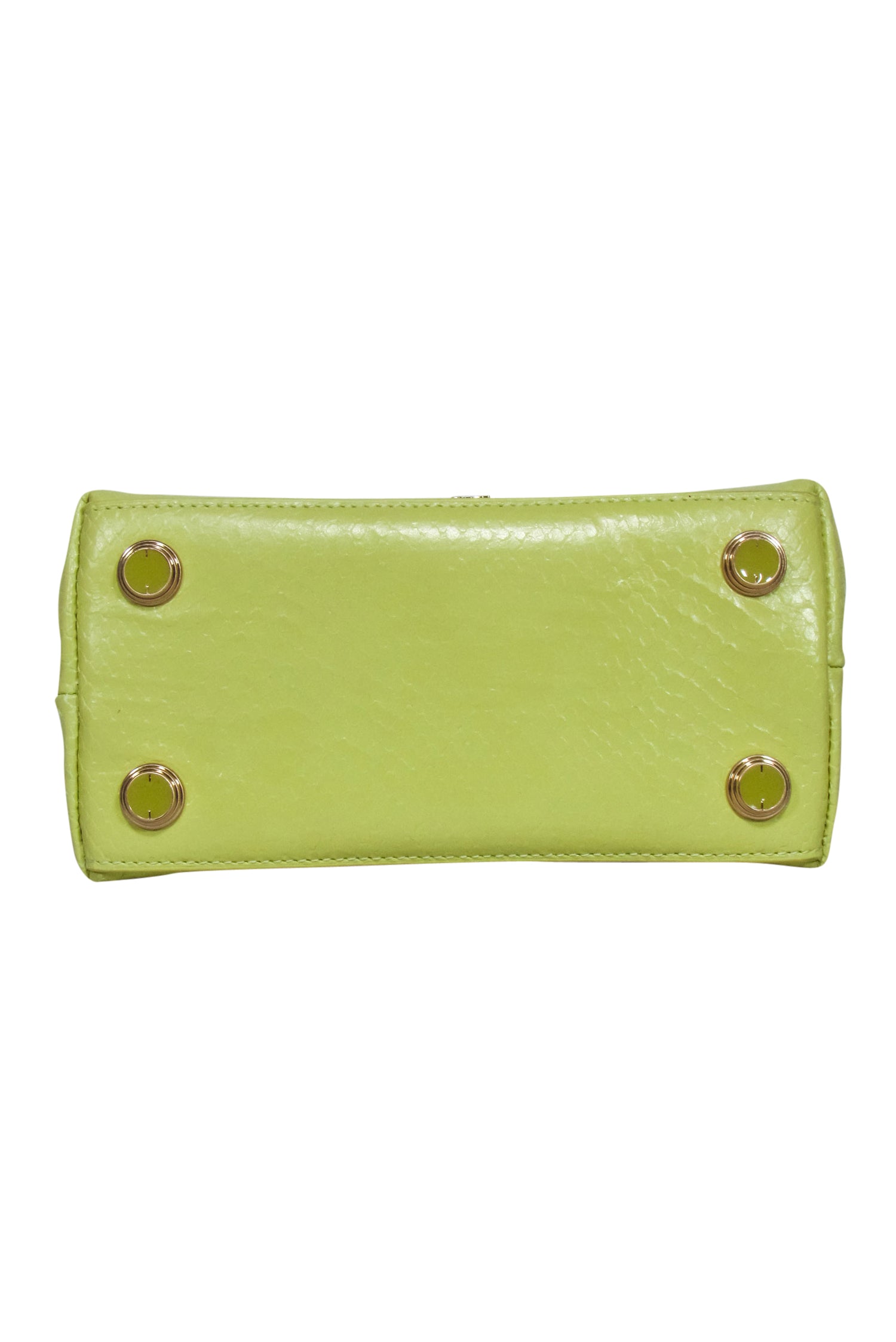 Cult Gaia Estelle Mini Green Snake - Skin Textured Crossbody Bag
