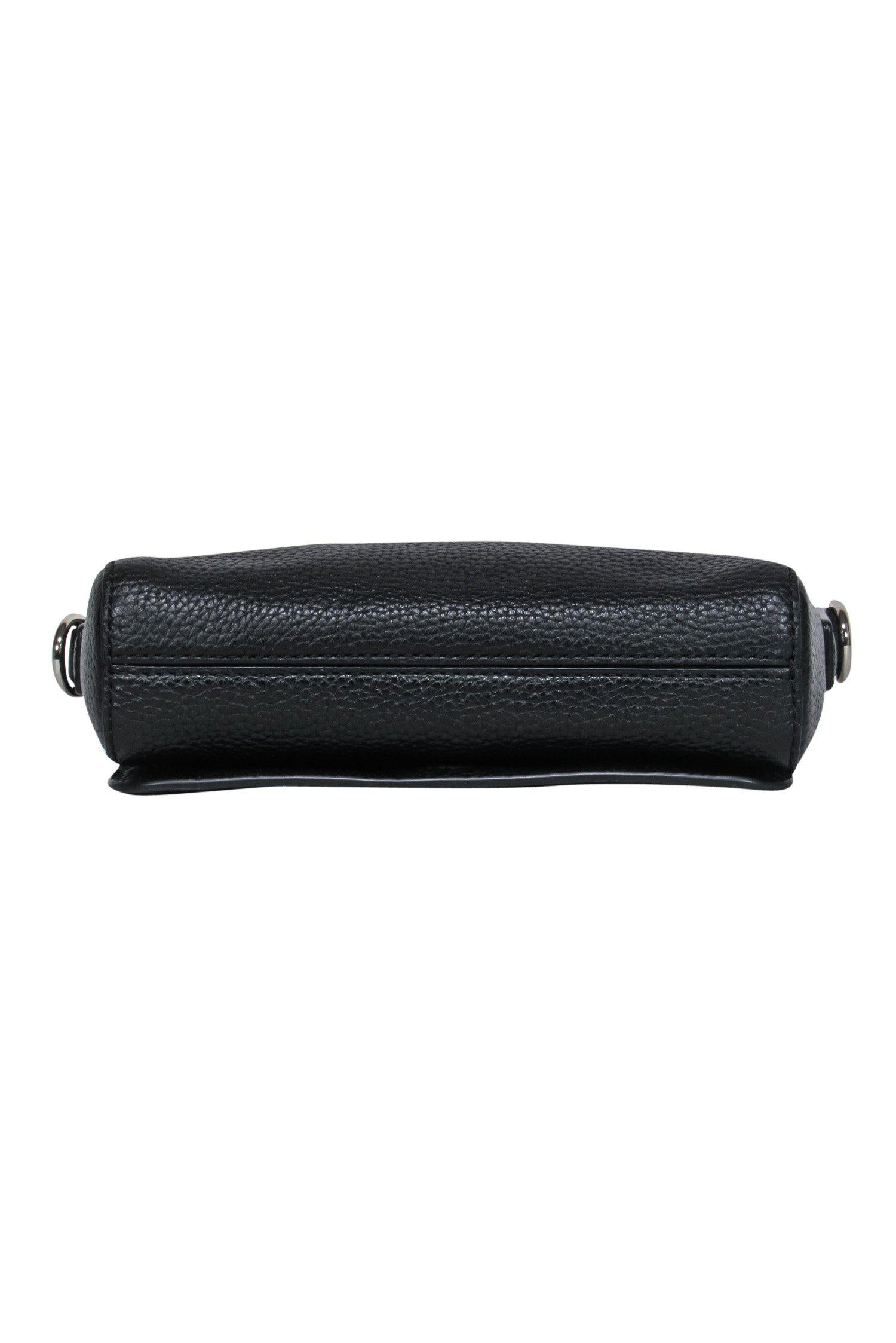 Marc Jacobs - Sleek Black Pebbled Leather Gotham City Crossbody Bag