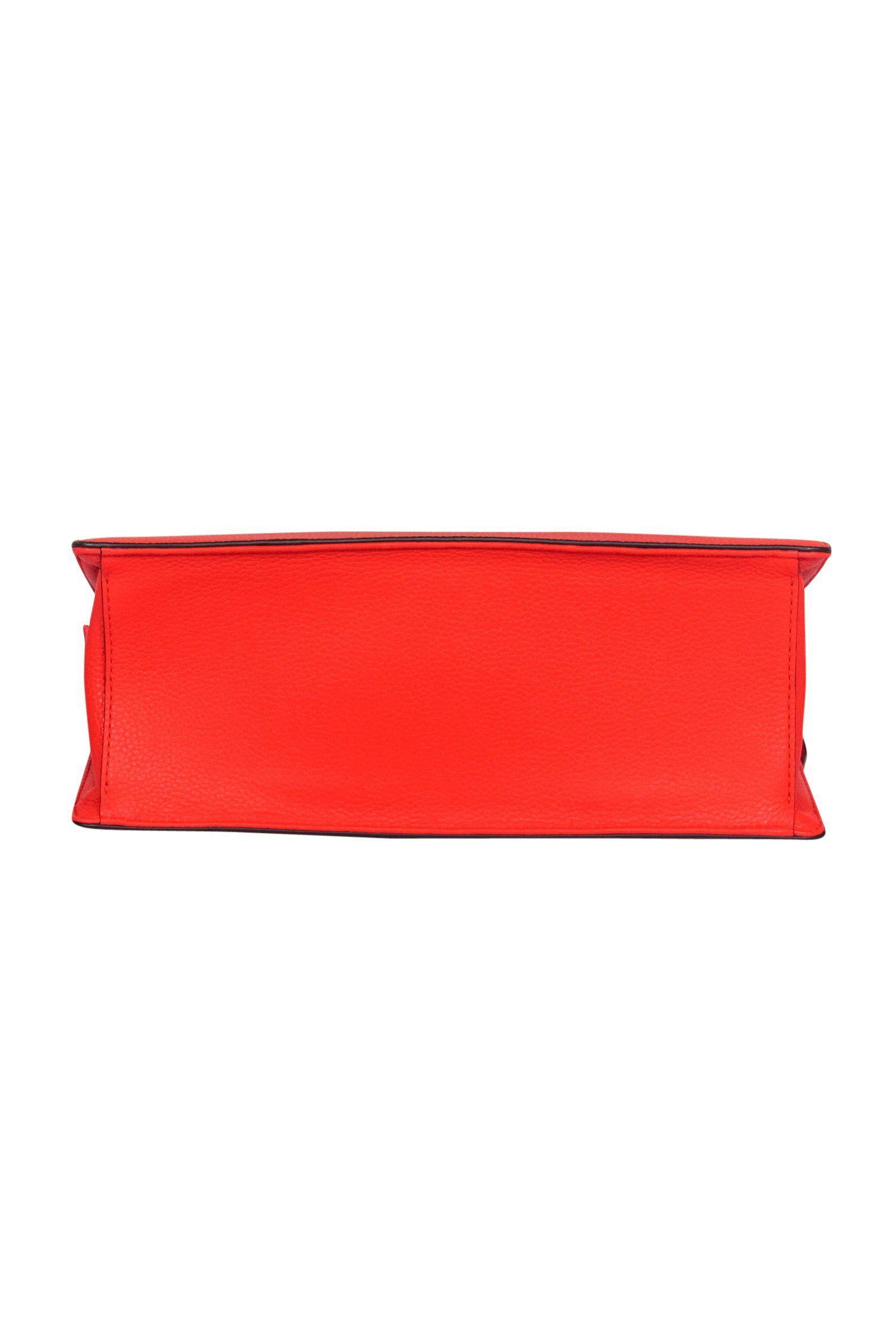 Kate Spade Orange Pebbled Leather Convertible Satchel - A Summer Essential
