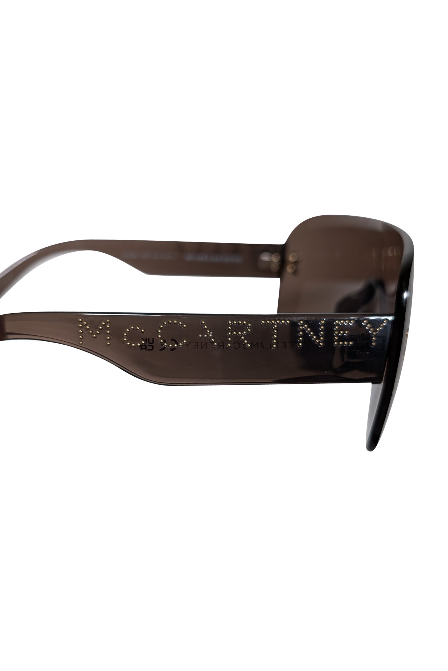 Stunning Stella McCartney Black Frameless Oversized Sunglasses