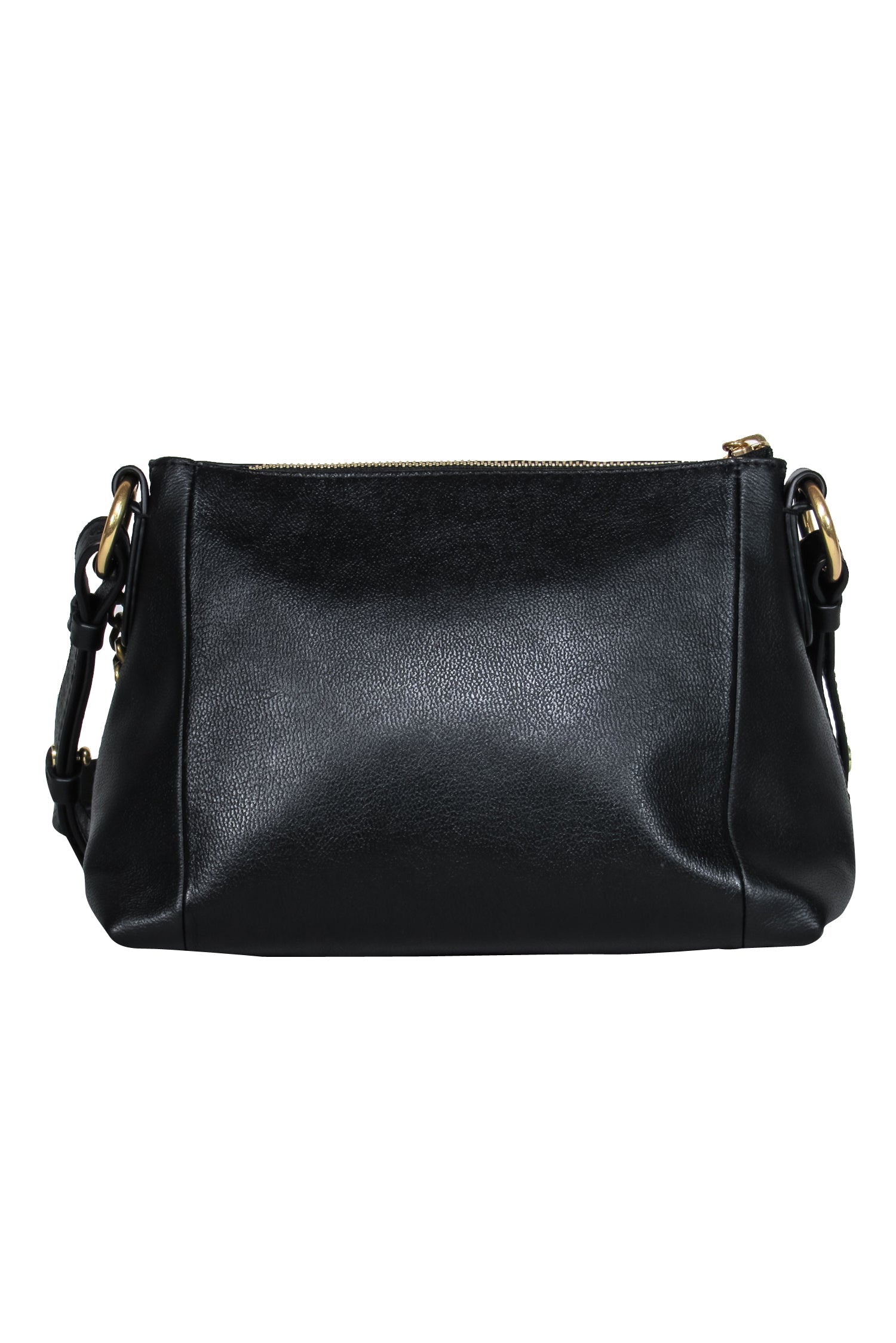 See by Chloe - Exquisite Black Leather & Suede Crossbody Bag with Chain Handle