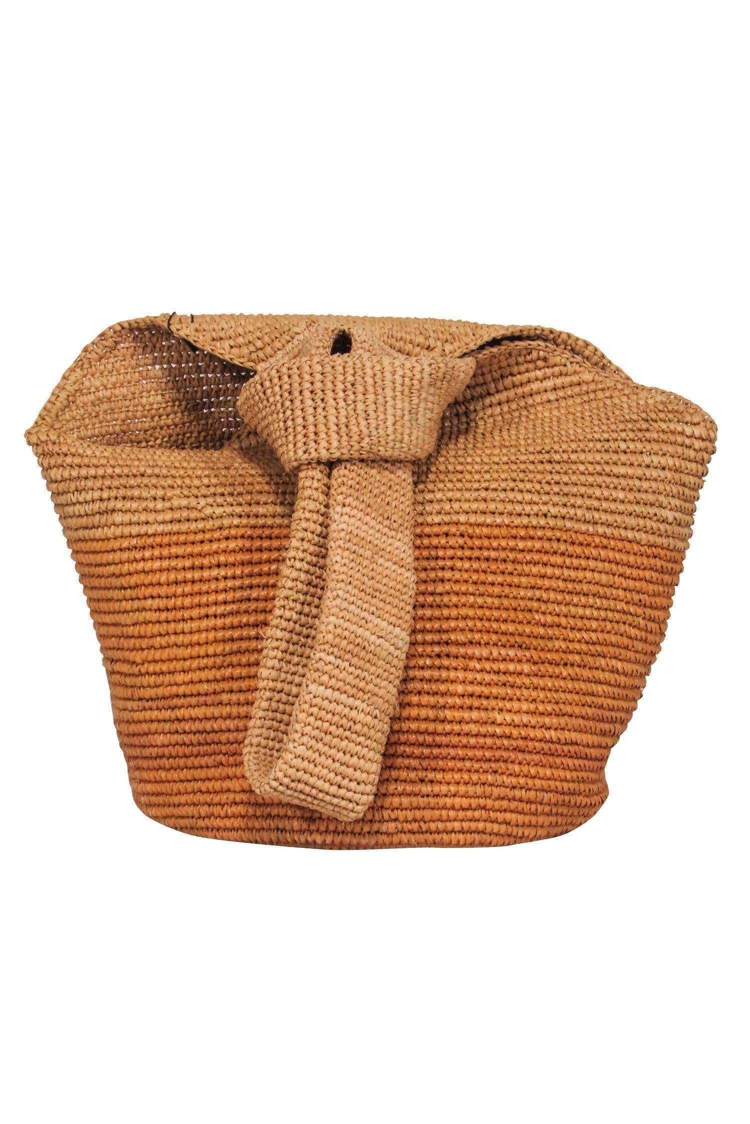 Sensi Studio Enchanting Tan Handwoven Straw Bag