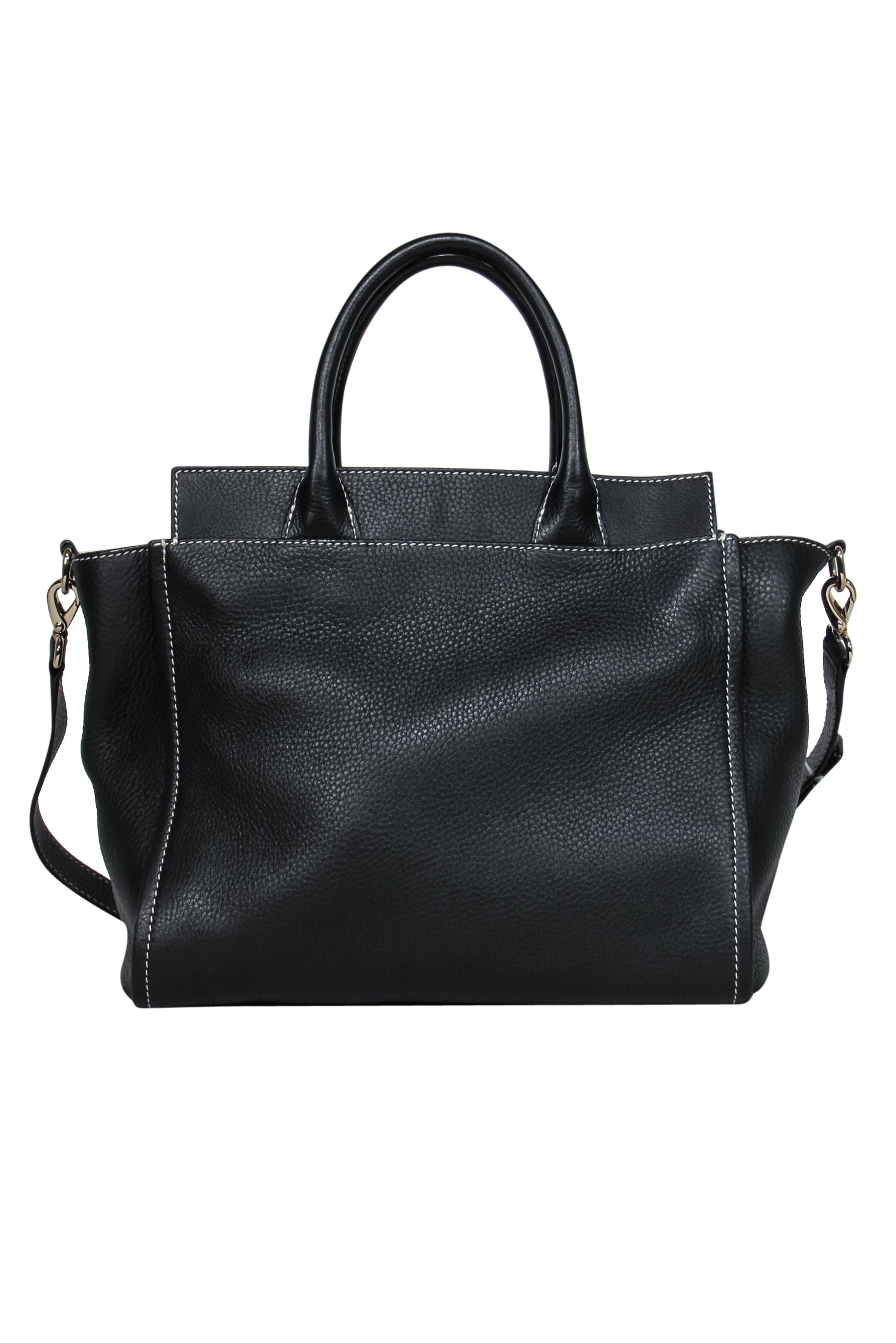 Kate Spade Black Pebbled Leather Convertible Large Satchel - The Ultimate Style Essential
