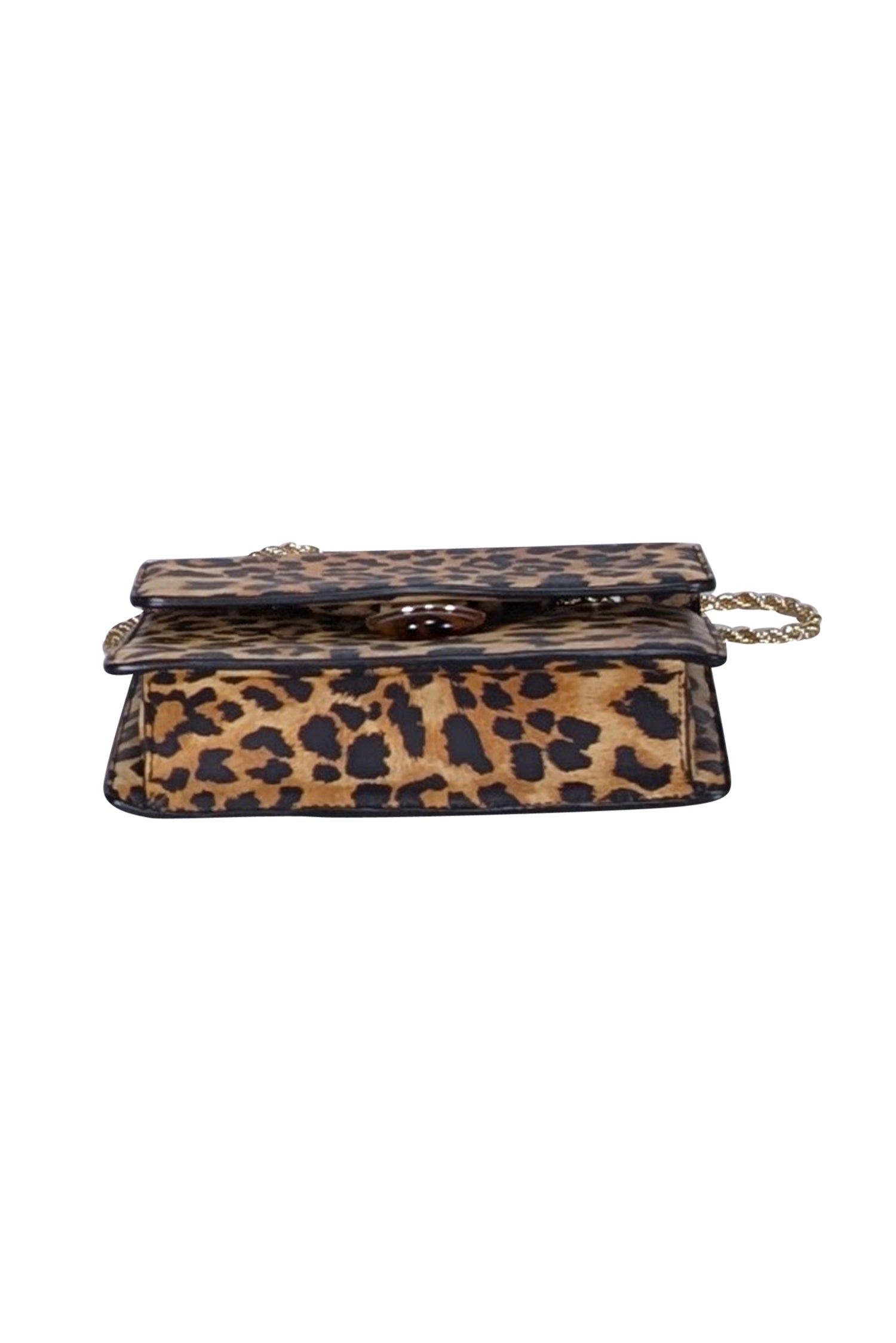 Loeffler Randall - Exquisite Tan & Black Leopard Print Crossbody Bag