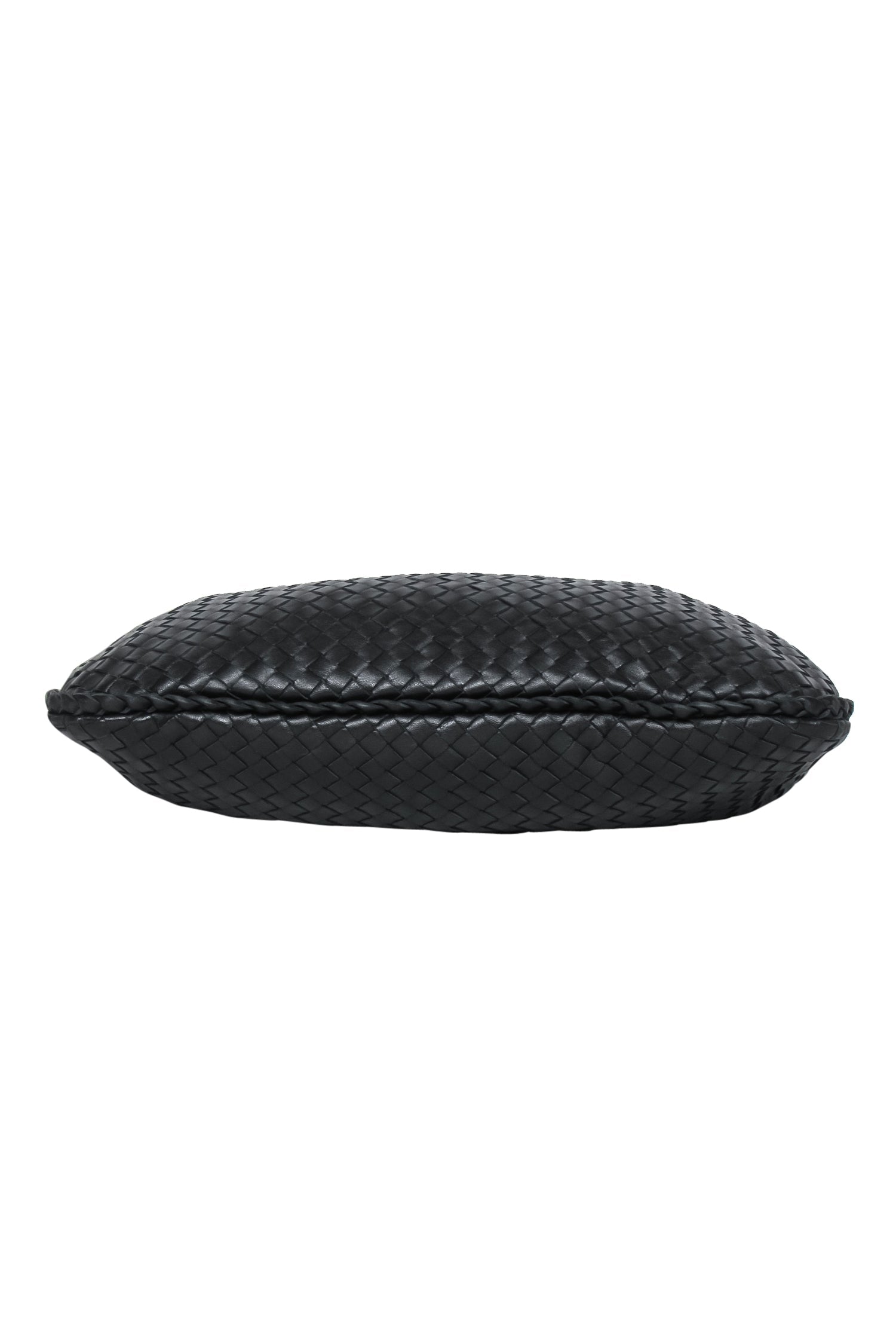 Bottega Veneta Black Intrecciato Woven Leather Hobo Bag - A Luxurious Italian Masterpiece