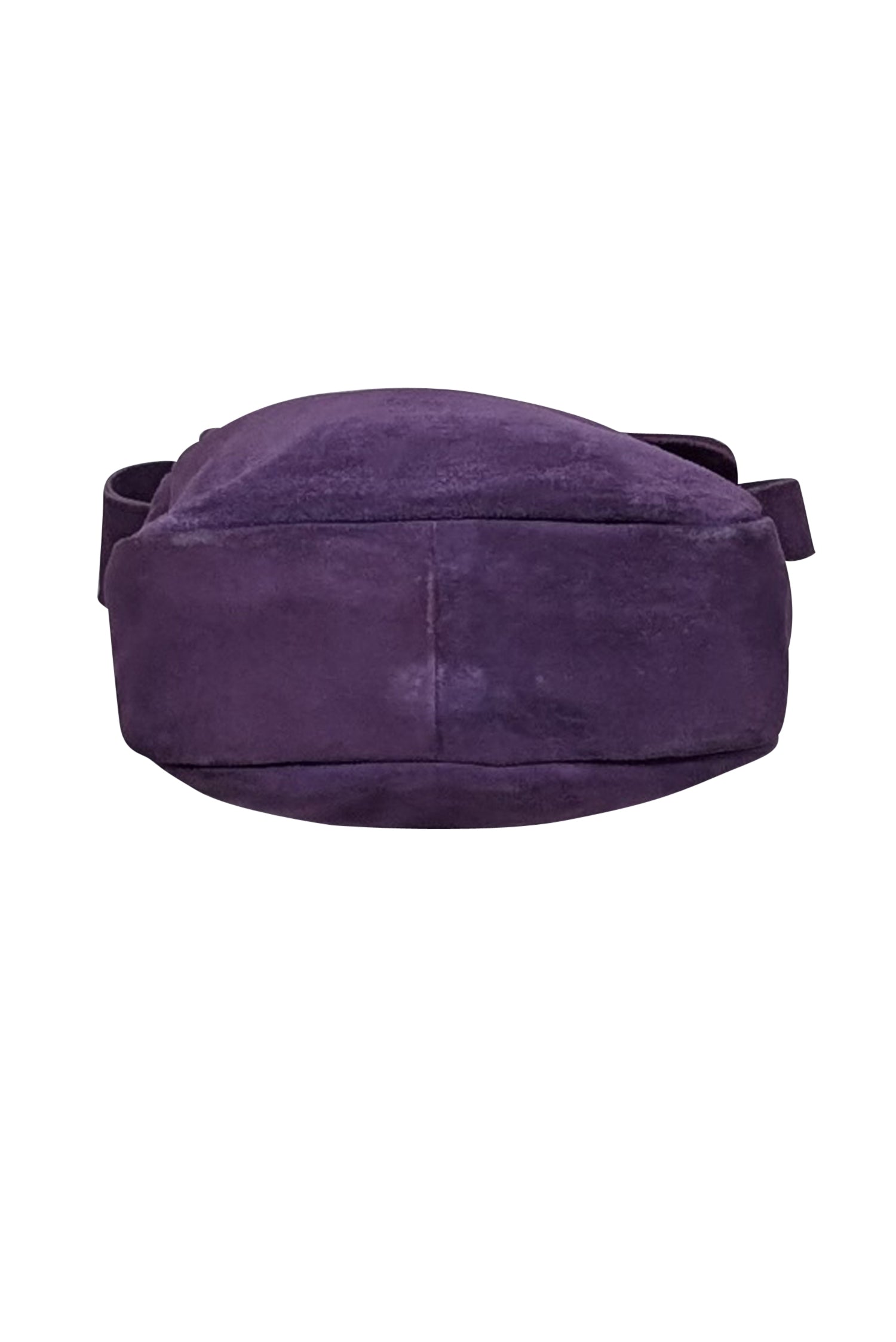 Gabriel for Sach - Moody Purple Suede Shoulder Bag: A Touch of Quiet Luxury