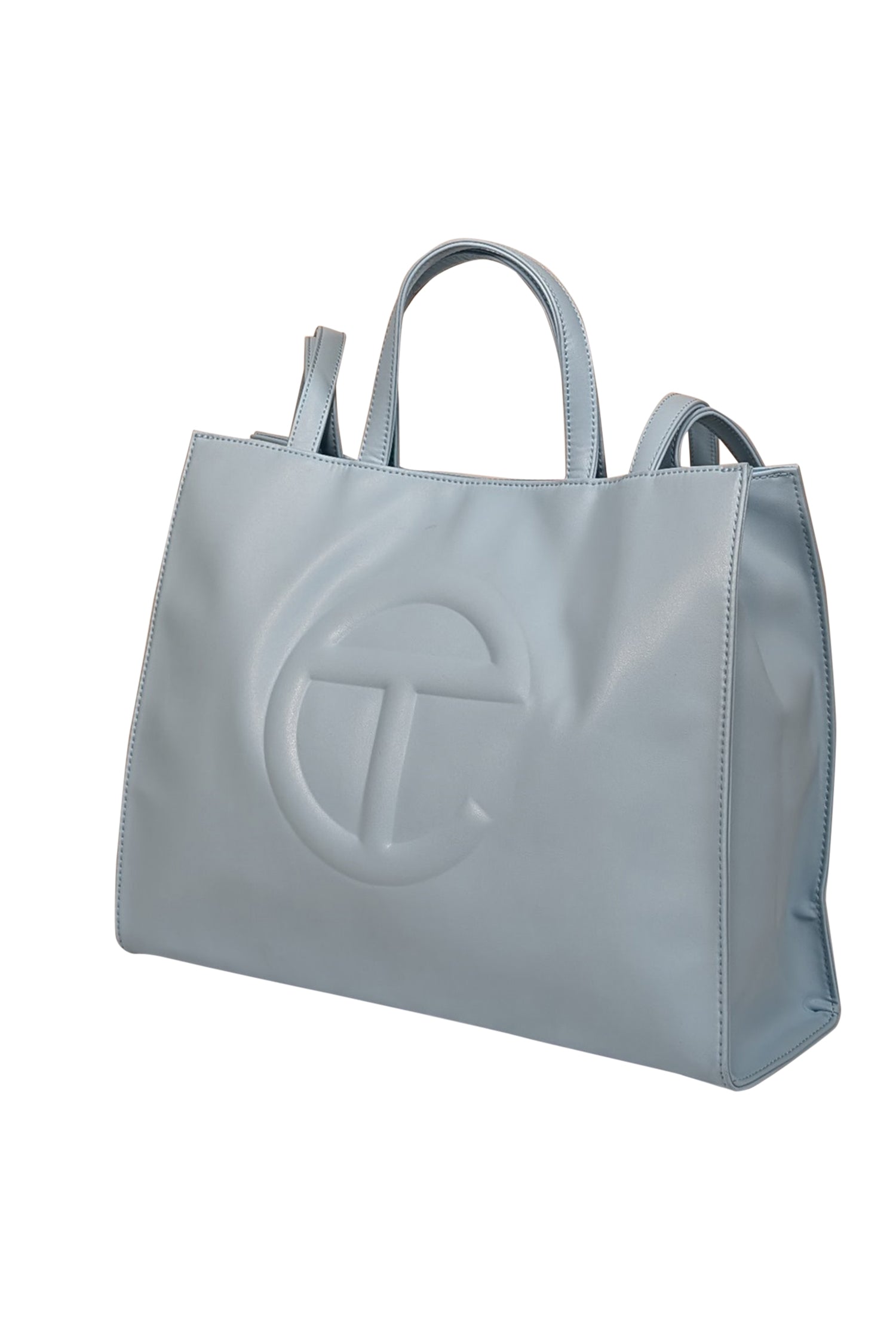 Telfar Pool Blue Medium Tote - The Ultimate Summer Shopper Bag