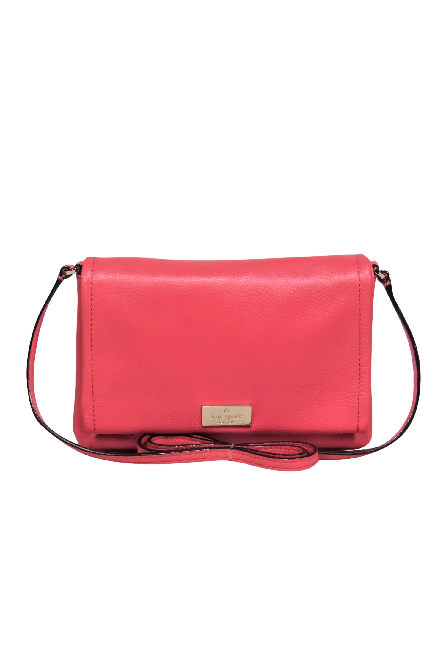 Kate Spade Pink Leather Fold - Over Crossbody Purse: A Fashion Must - Have