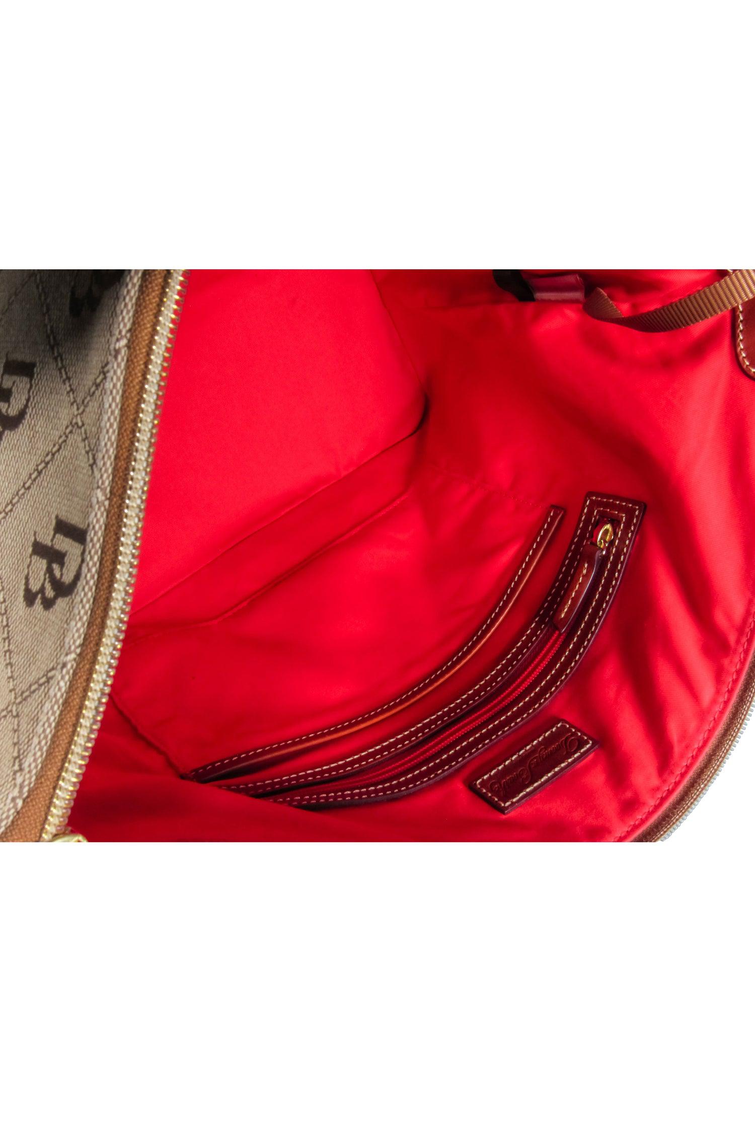 Dooney & Bourke - Stunning Brown Monogram Tote for City Adventures
