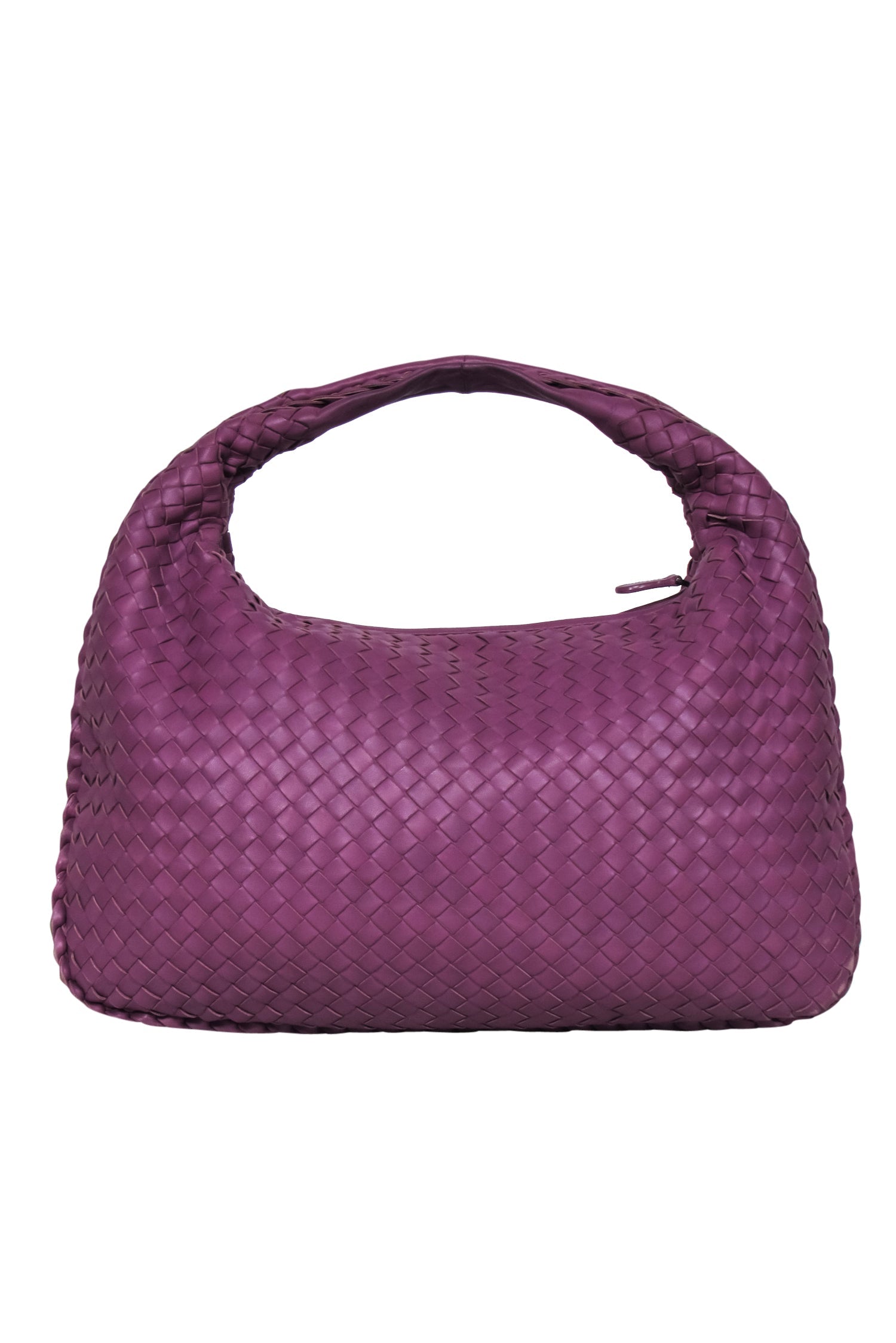Bottega Veneta Purple Woven Leather Hobo Bag - A Bohemian Must-Have