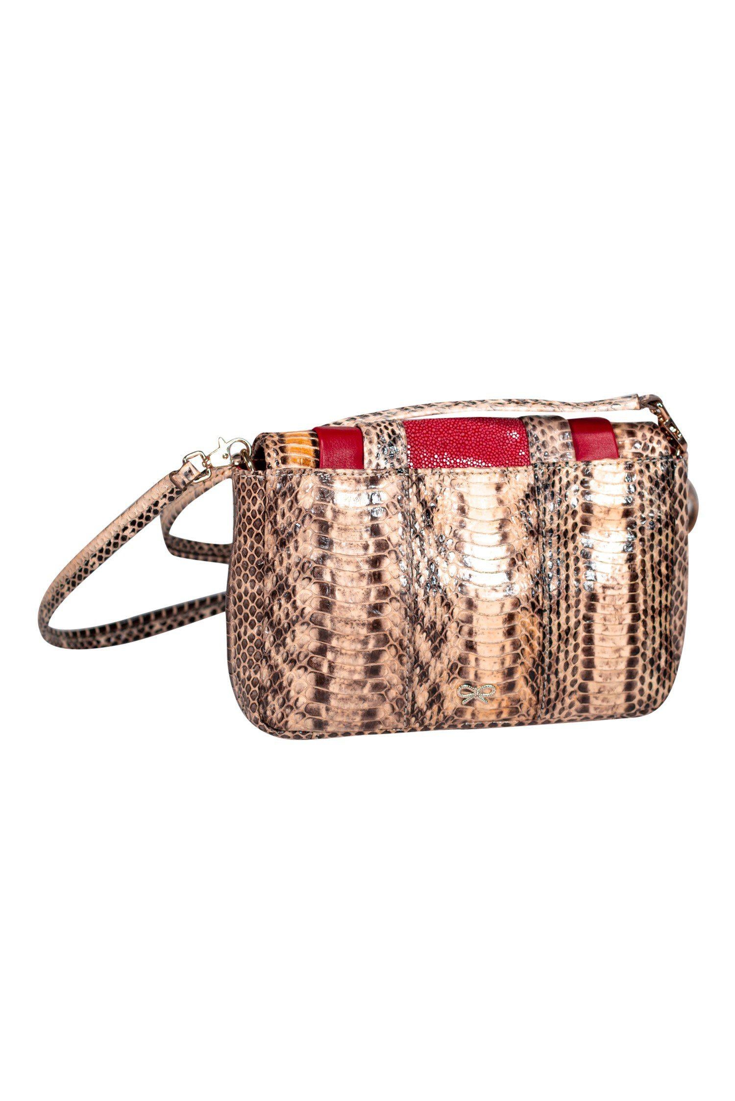 Anya Hindmarch - Exquisite Genuine Snakeskin Crossbody Bag