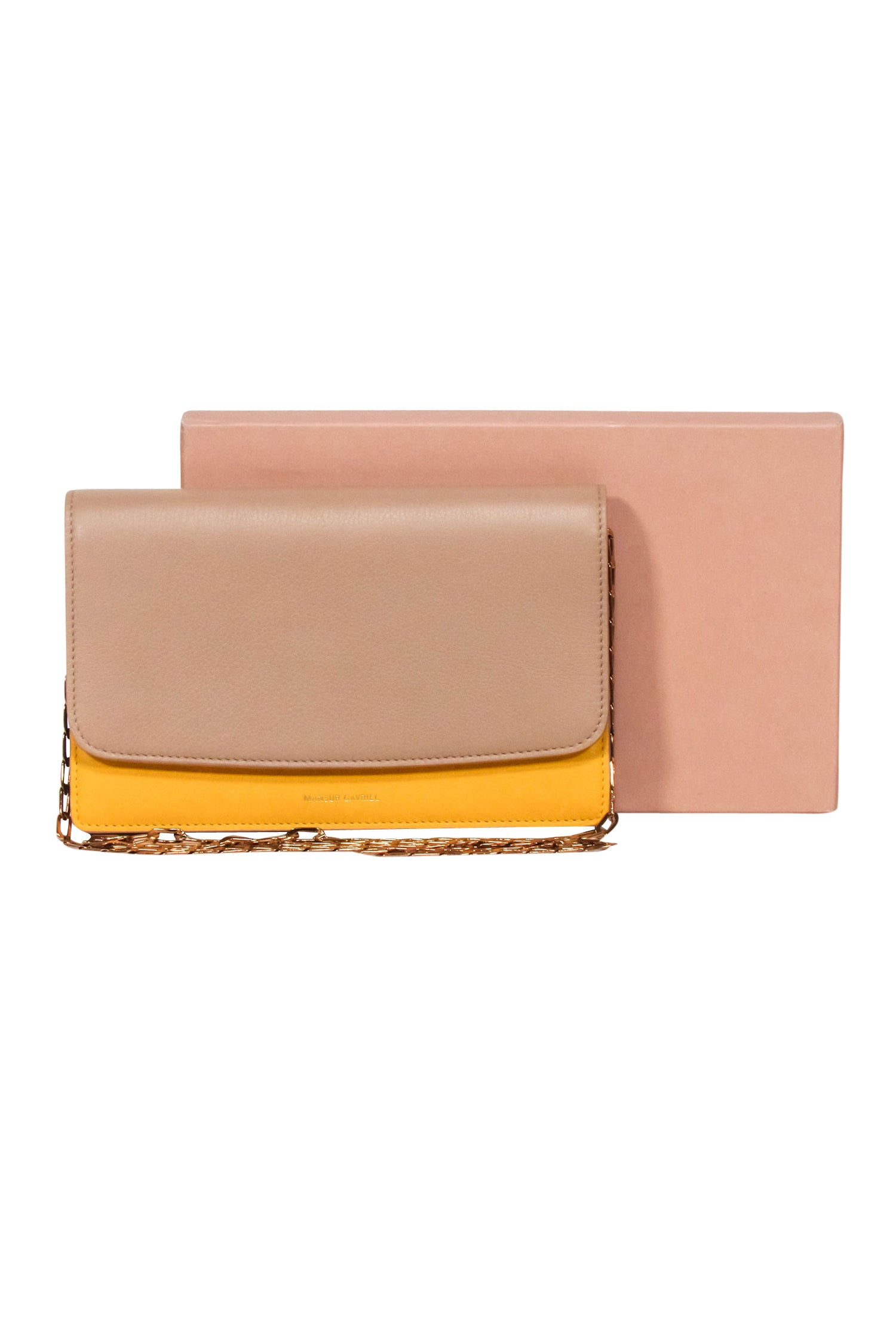 Mansur Gavriel - Stunning Tan & Yellow Leather Mini Shoulder Bag