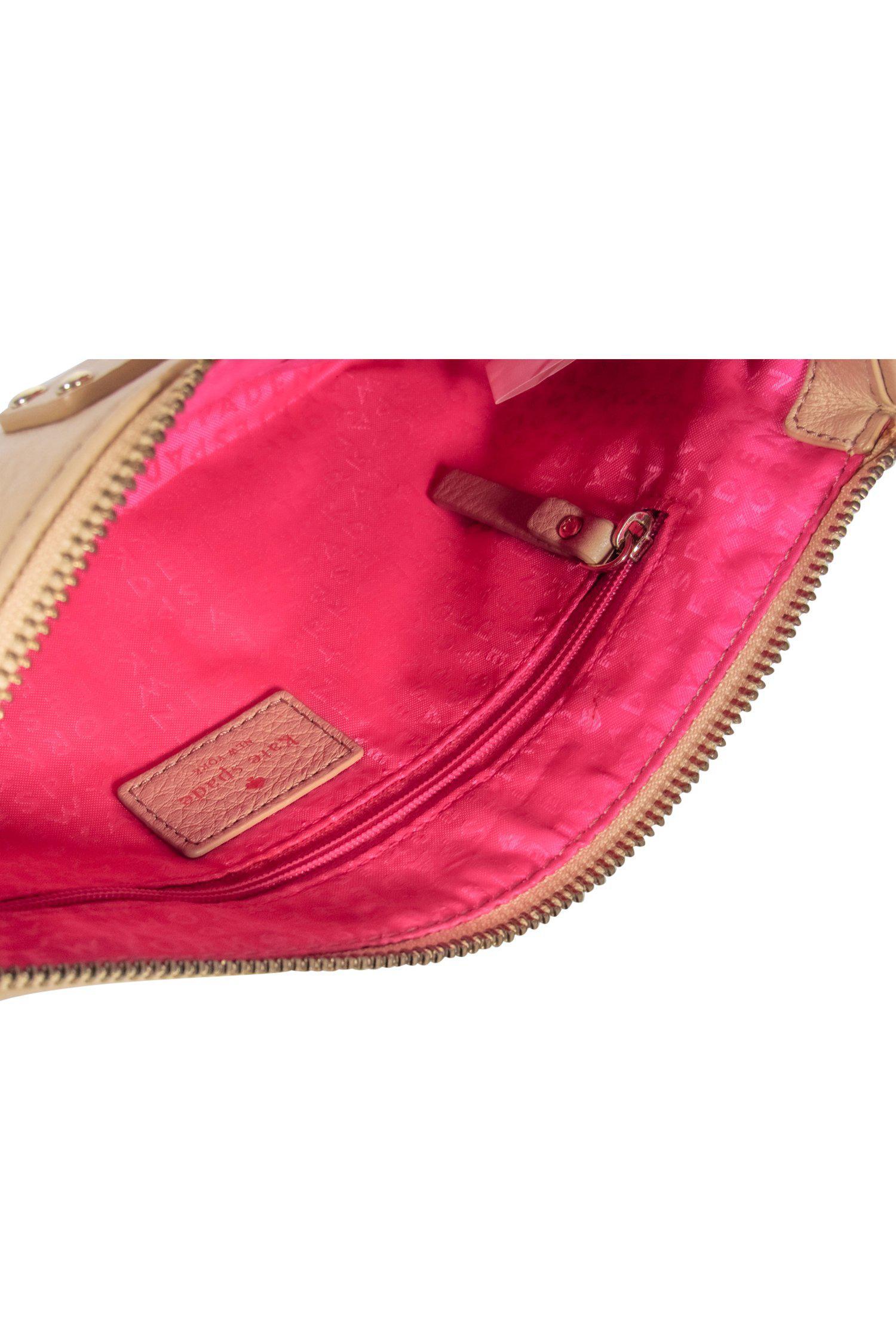 Kate Spade Tan Pebbled Leather Baguette Bag - A Timeless Urban Essential
