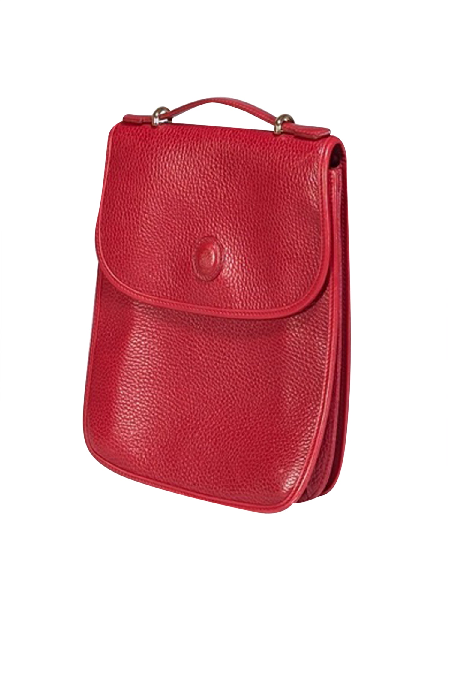 Mark Cross - Stunning Red Pebbled Leather Crossbody Bag