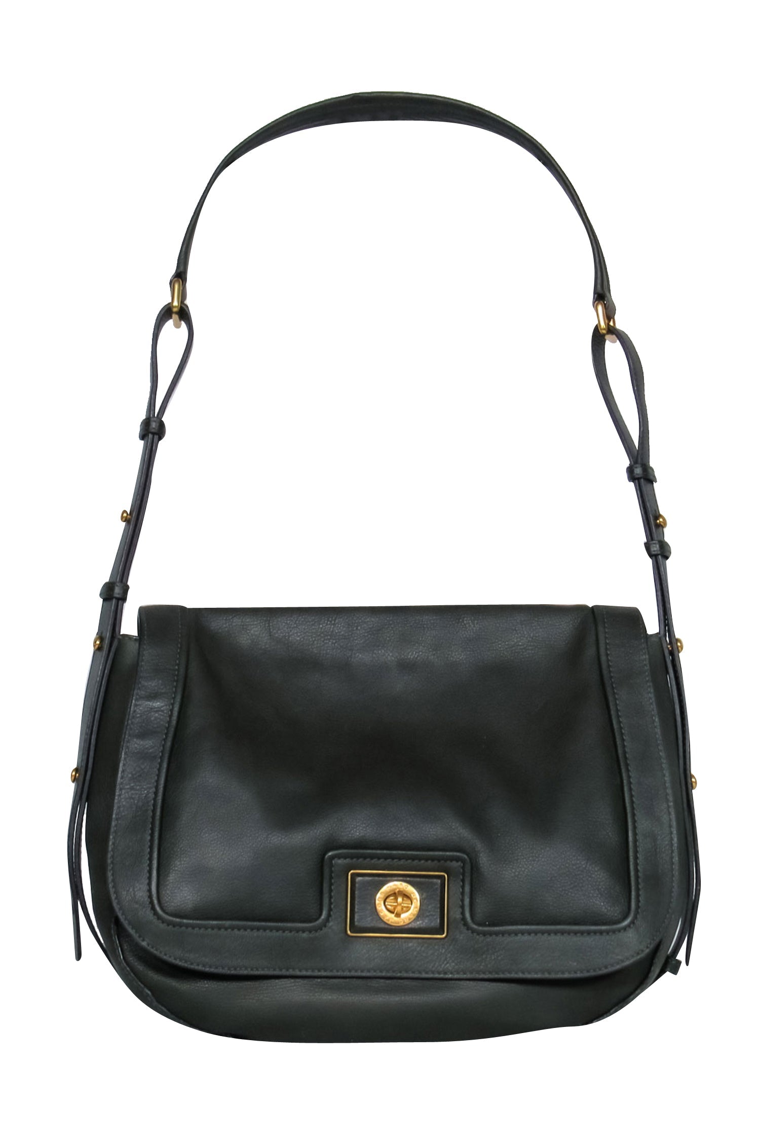 Marc by Marc Jacobs Olive Leather Convertible Saddle Bag - A Fall Must-Have!