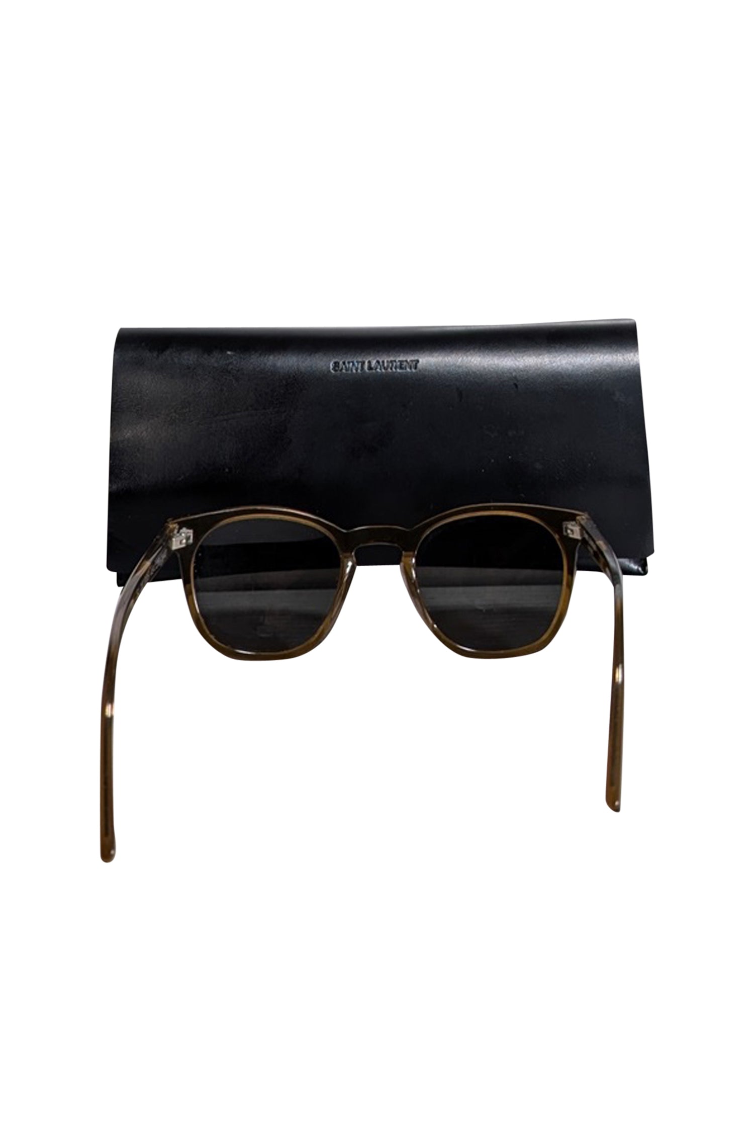 Yves Saint Laurent - Stylish Brown Translucent Sunglasses