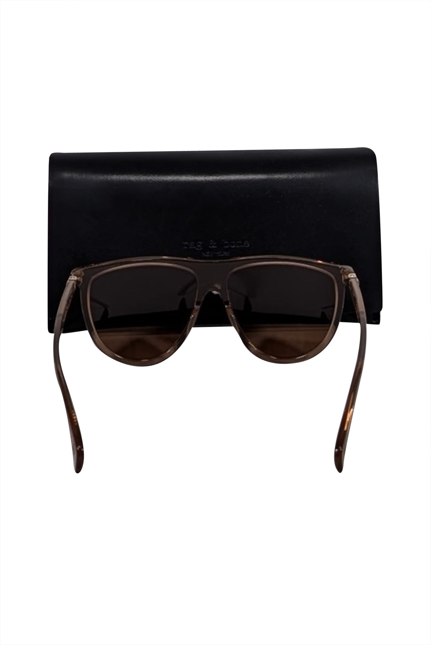 Rag & Bone Tan Translucent Sunglasses - A Trendy Vacation Essential