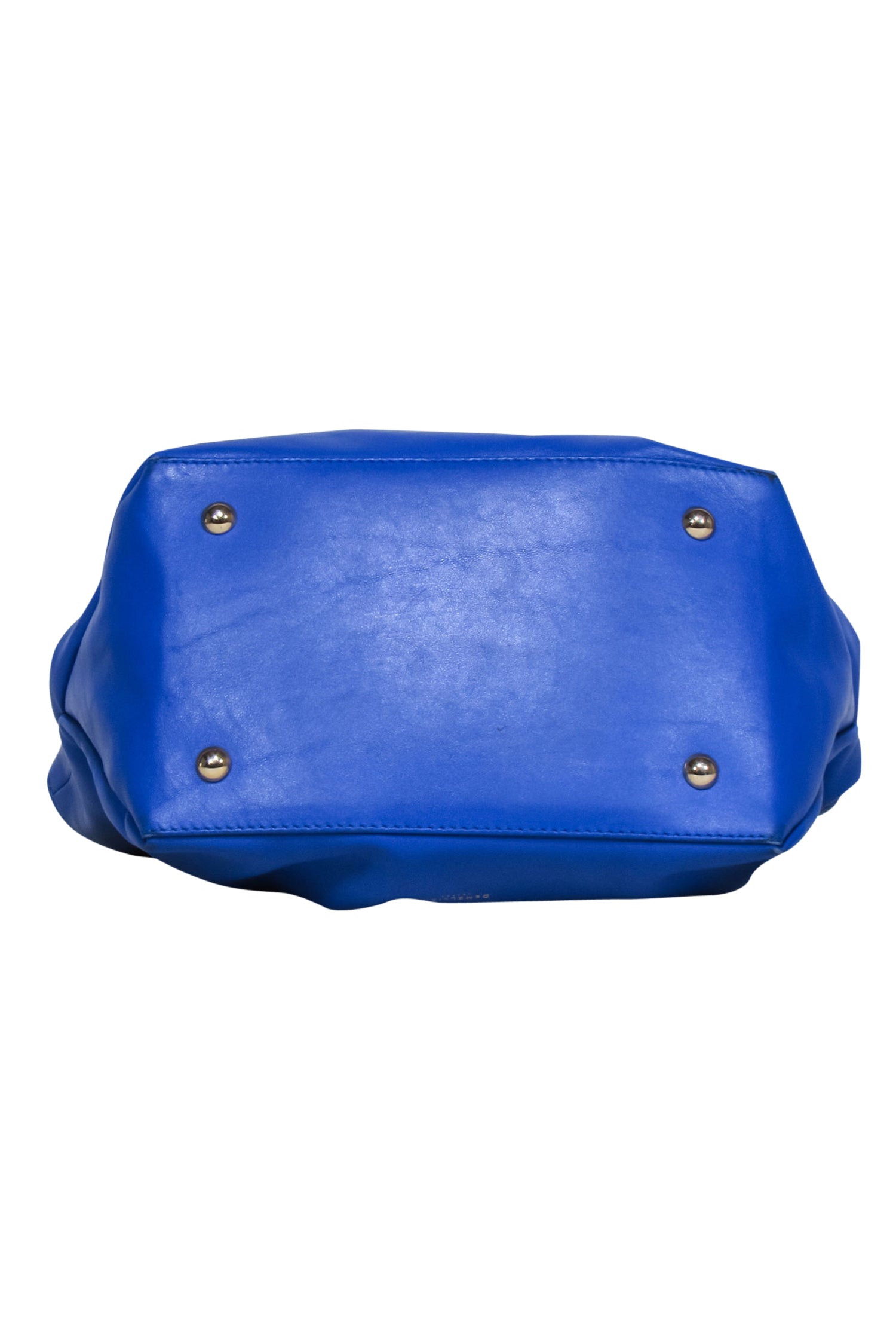 Demellier London - Royal Blue Enchanting Ruched Top Mini Handbag
