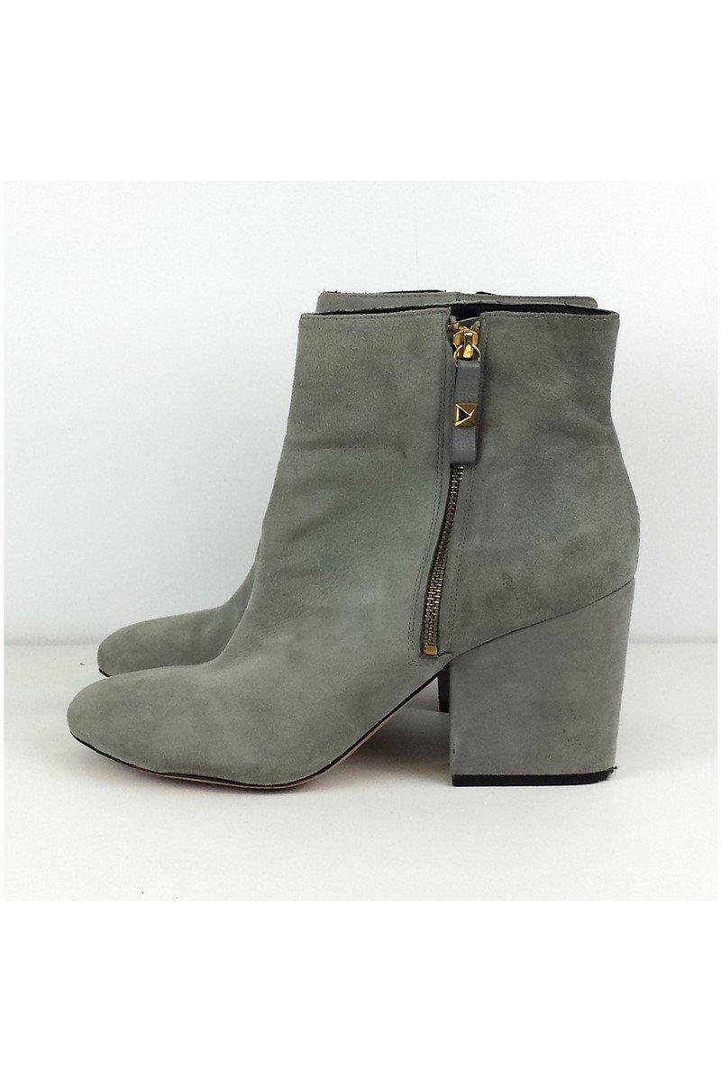 Gorgeous Kate Spade Grey Suede Booties in Size 10 - Grab Yours Now!
