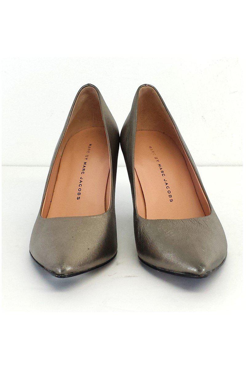 Marc by Marc Jacobs - Stunning Metallic Leather Pumps in Size 7 - Grab Yours Now!